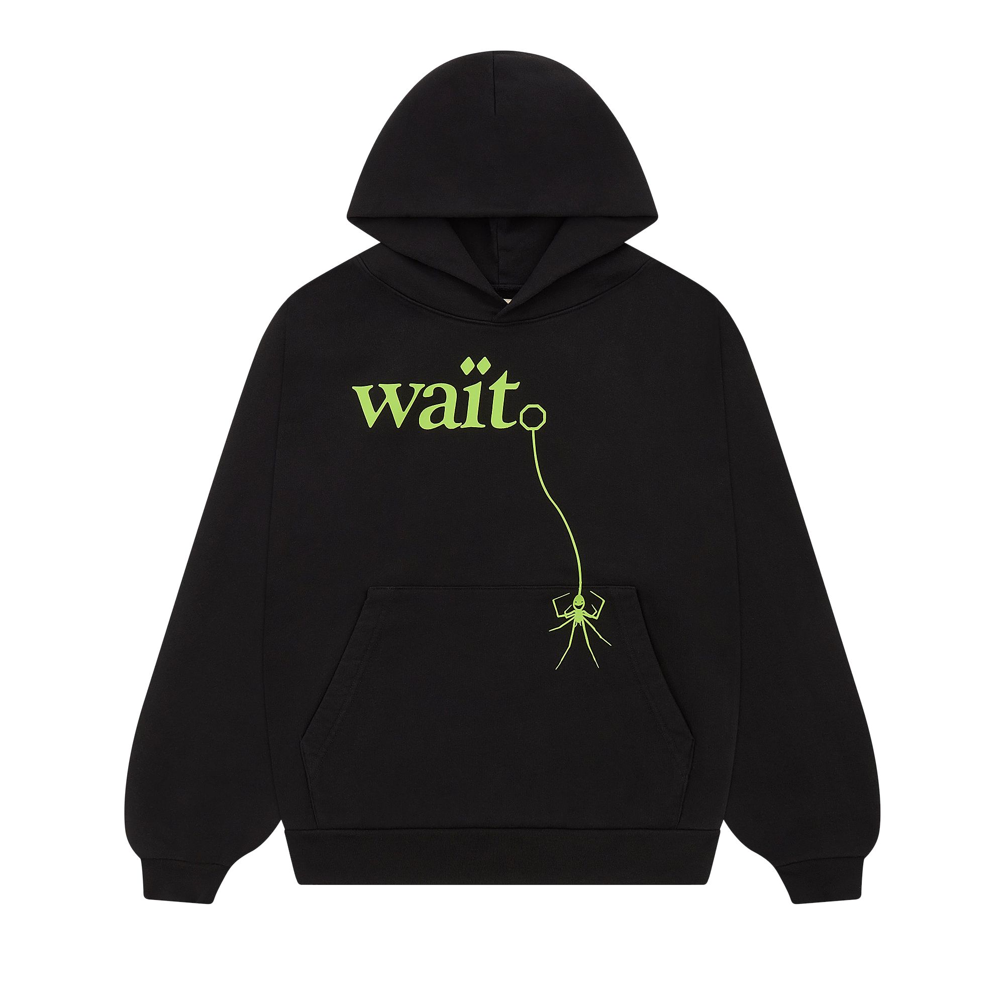 Pre-owned Sp5der Wait Hoodie 'black' | Men's Size Xxl