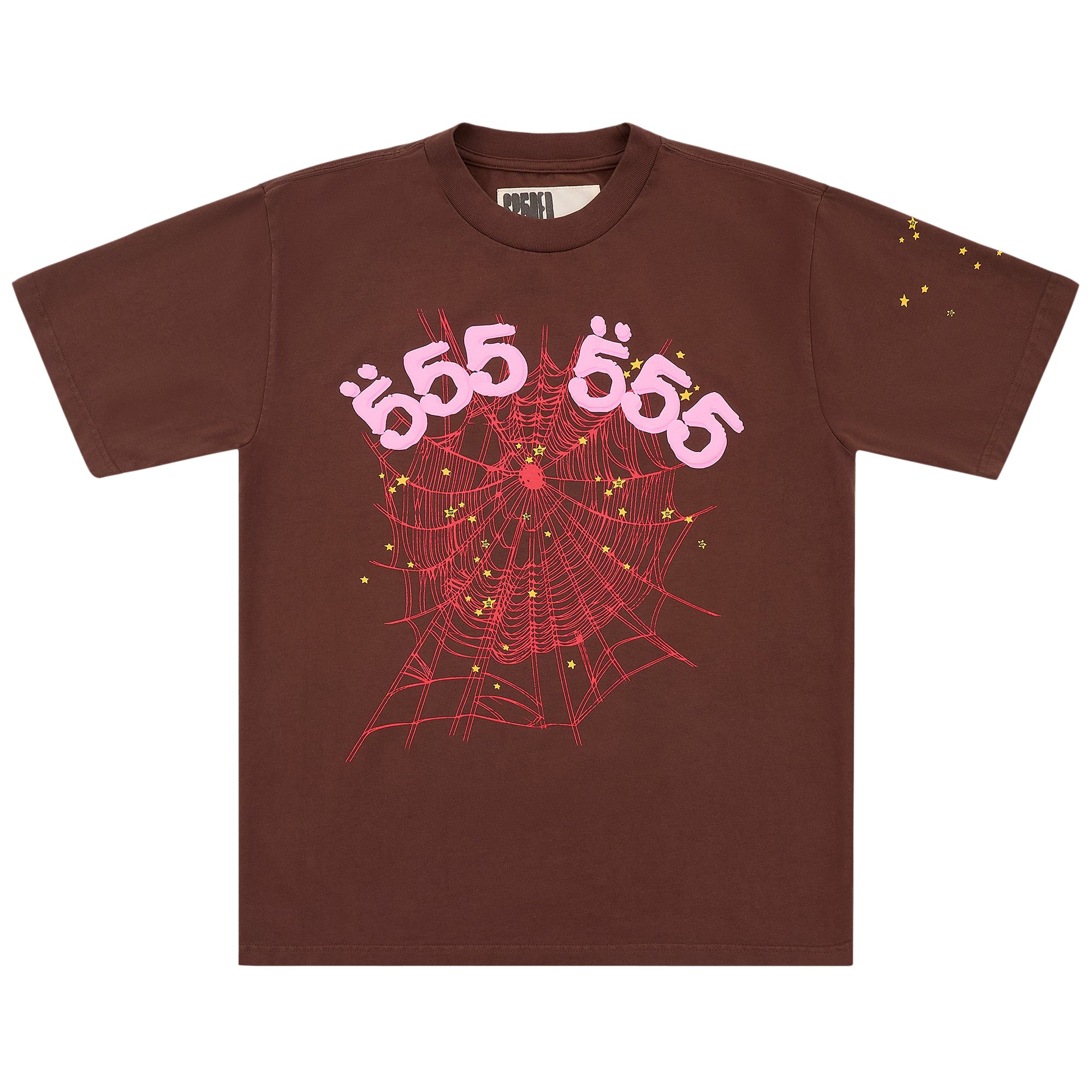 Pre-owned Sp5der Angel Number Tee 'brown' | Men's Size Xl