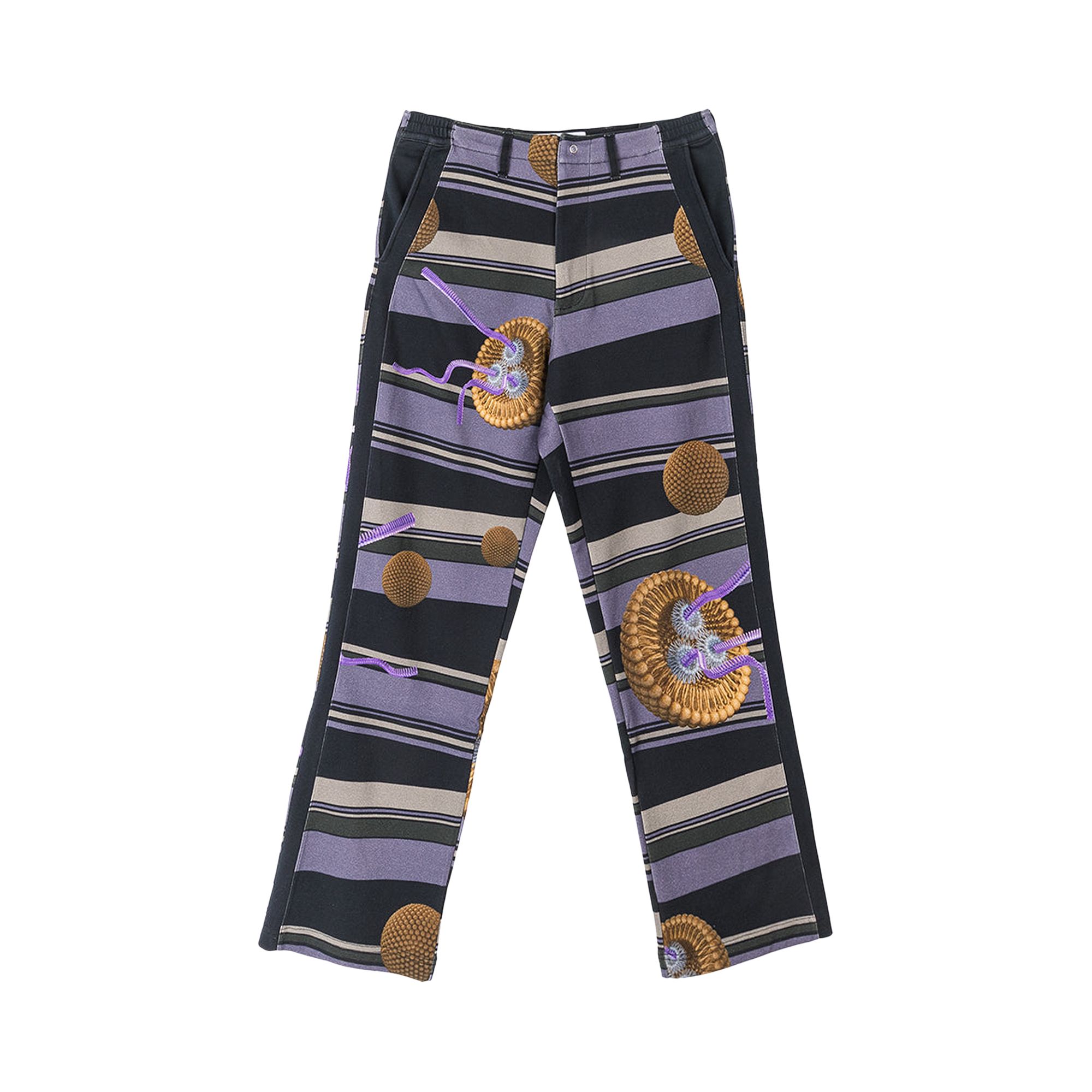 Pre-owned Kiko Kostadinov Riadis Printed Trouser 'black Graphic' | Men's Size 50