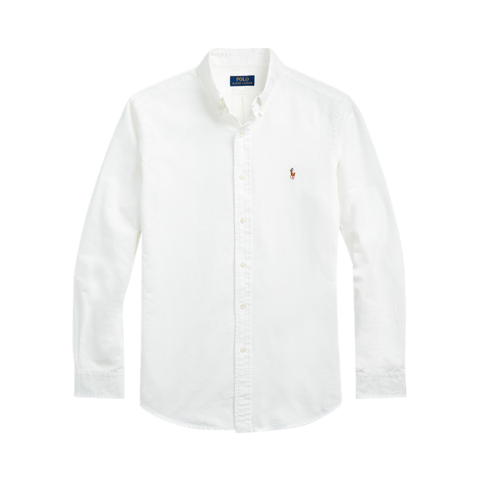 Pre-owned Polo Ralph Lauren Long-sleeve Oxford Sport Shirt 'white' | Men's Size Xl