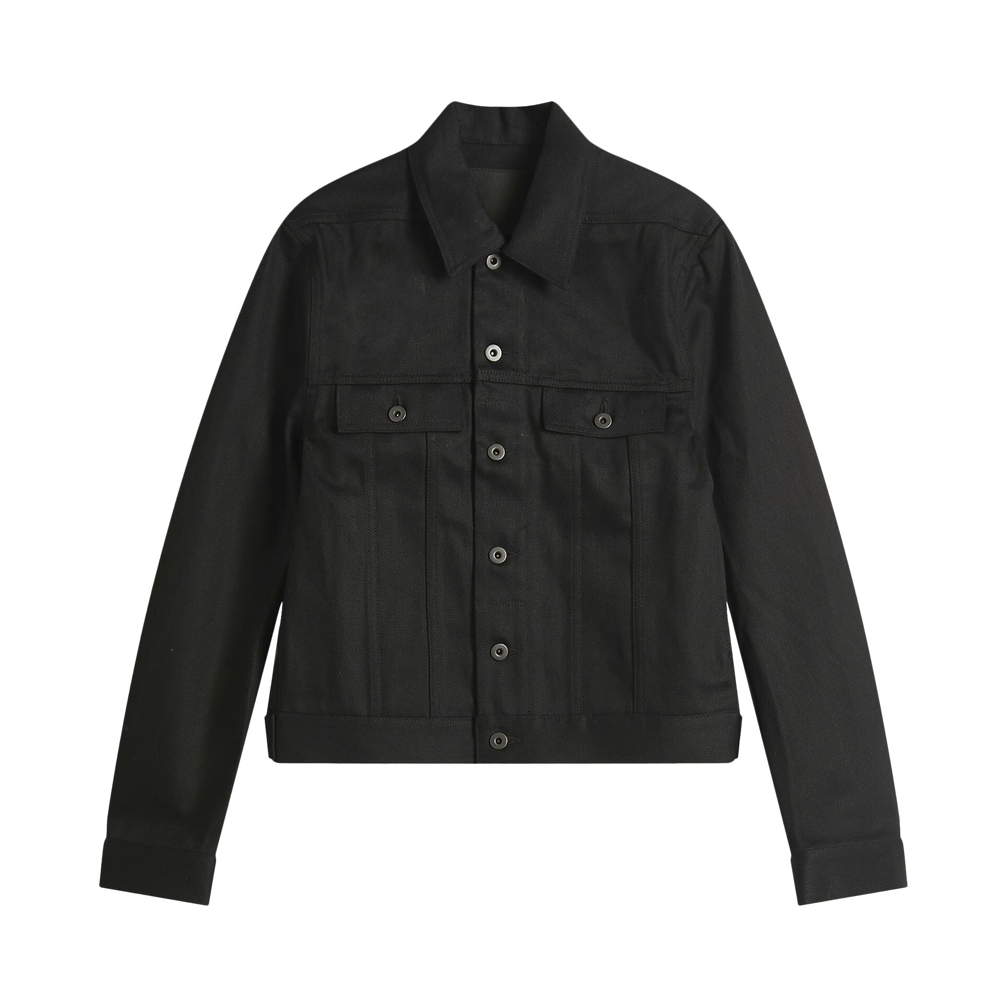 Pre-owned Rick Owens Drkshdw Trucker Jacket 'black' | Men's Size M