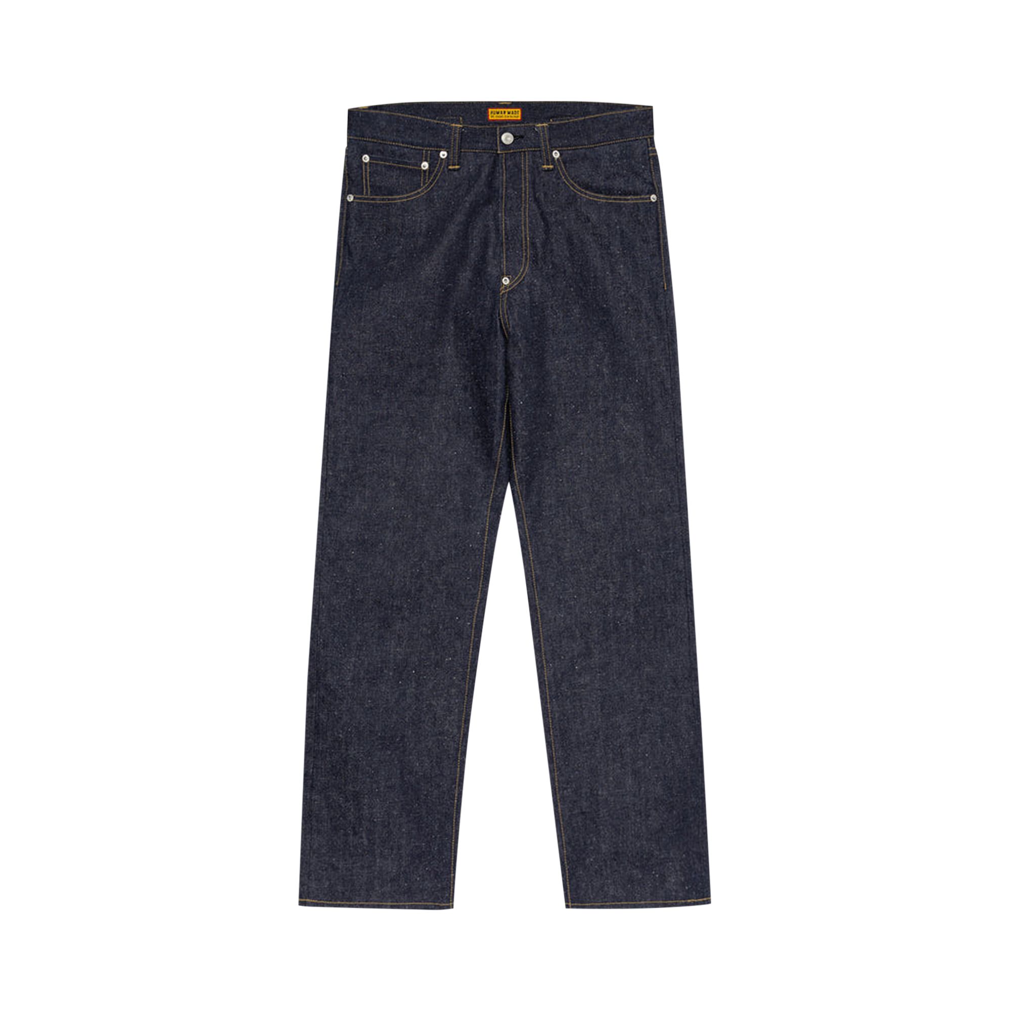Pre-owned Human Made Straight Denim Pants 'indigo' | Blue | Men's Size 32