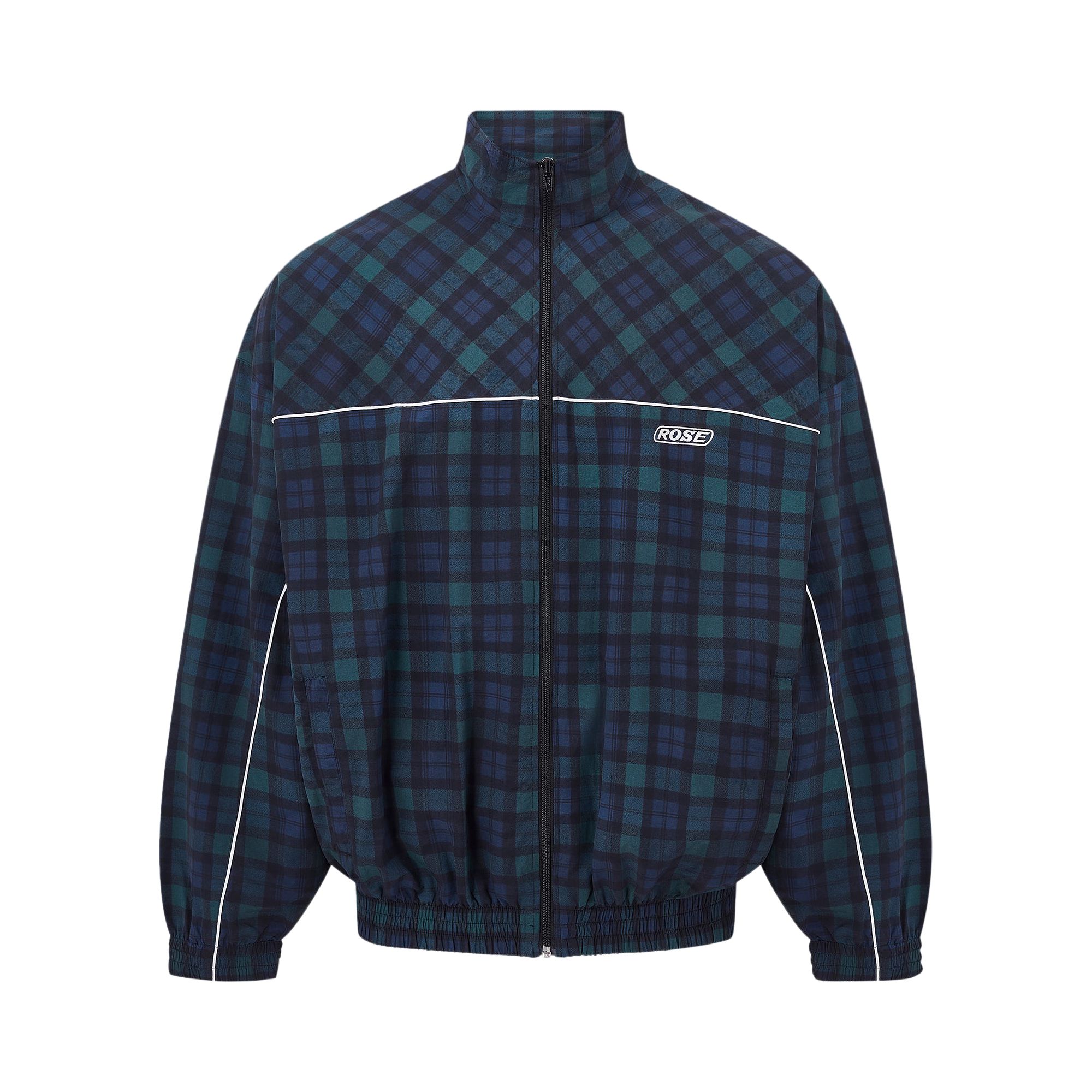 Pre-owned Martine Rose Oversized Track Jacket 'black Tartan' | Men's Size M