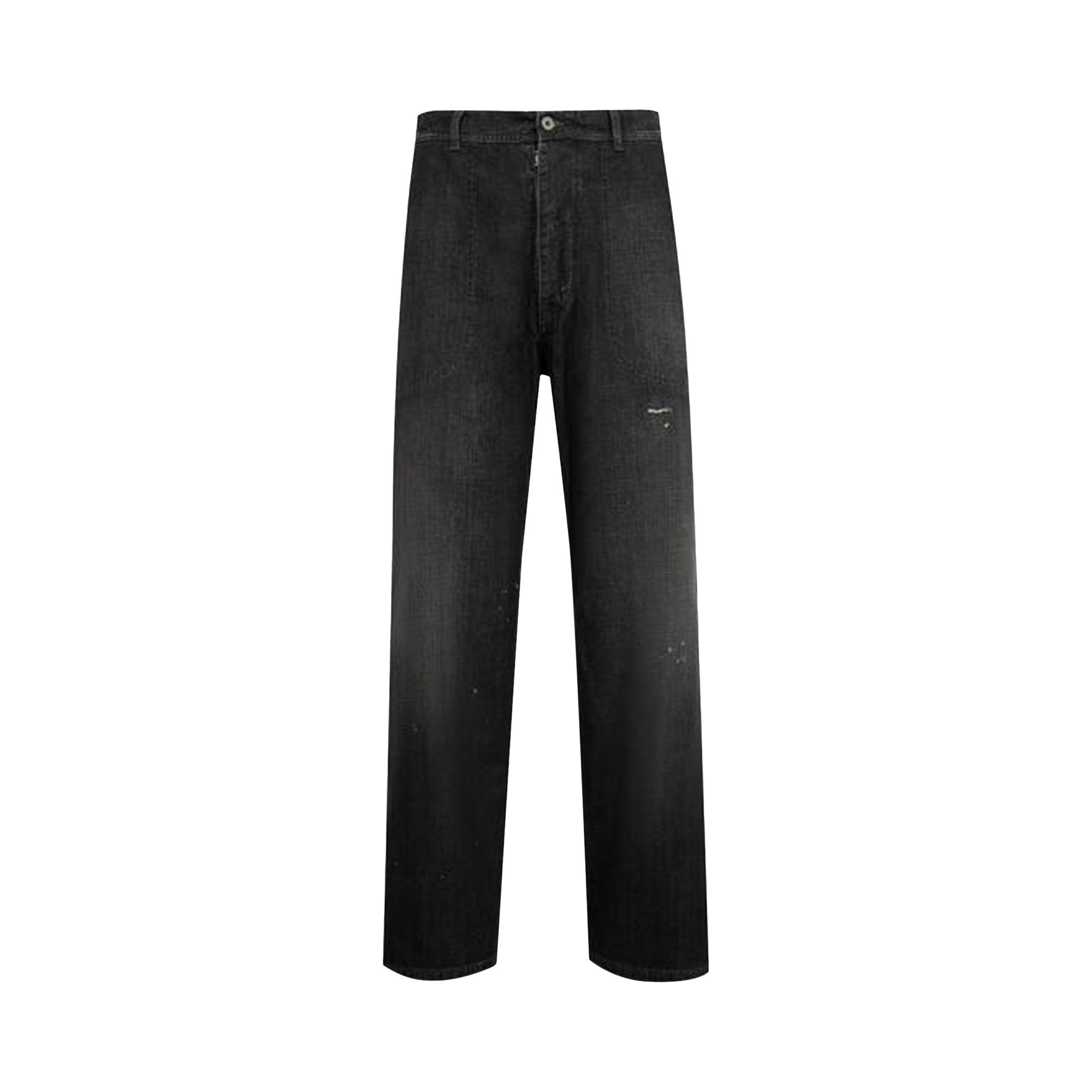 Pre-owned Maison Margiela Wide Leg Jeans 'black' | Men's Size 30