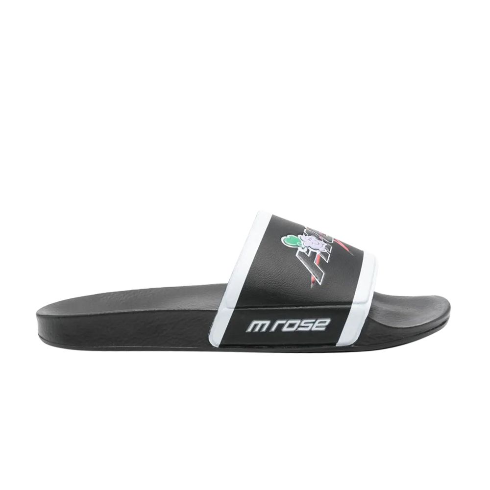 Pre-owned Martine Rose Pool Slide 'high On Hope - Black' | Men's Size 38