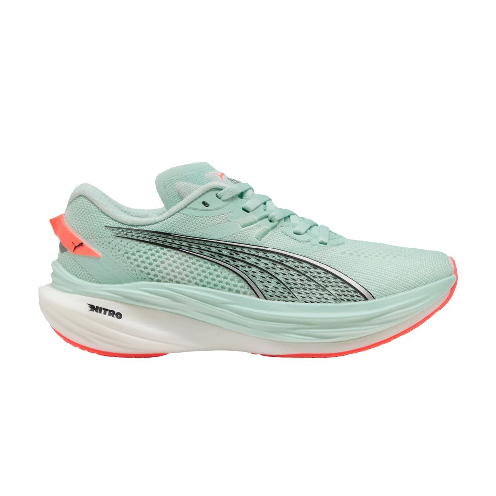 Pre-owned Puma Wmns Deviate Nitro 3 'peaceful Blue' | Green | Women's Size 8