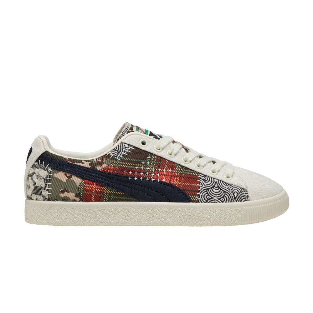 Puma Clyde INT 'Patchwork' | Cream | Men's Size 10.5 - 401040-01