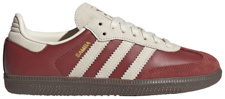 Adidas Samba OG J Preloved Ruby Cream White