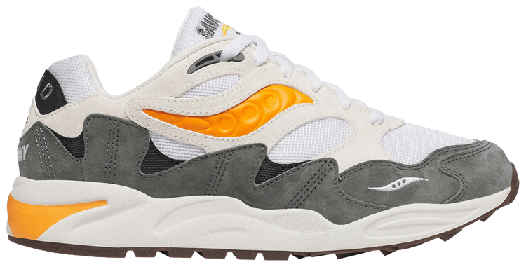 Saucony Grid Shadow 2 Essential White Grey