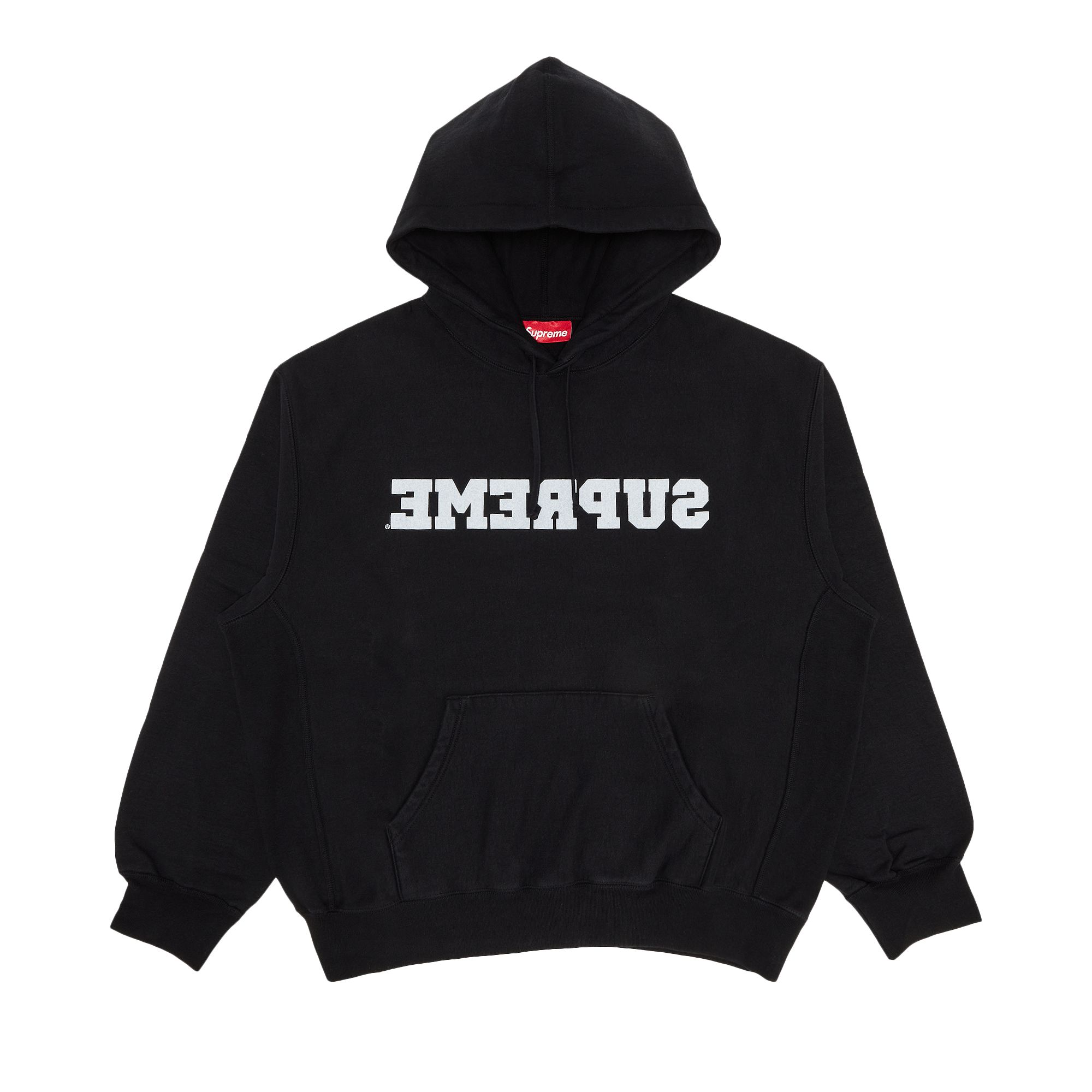 Pre-owned Supreme Reverse Hooded Sweatshirt 'black' | Men's Size M