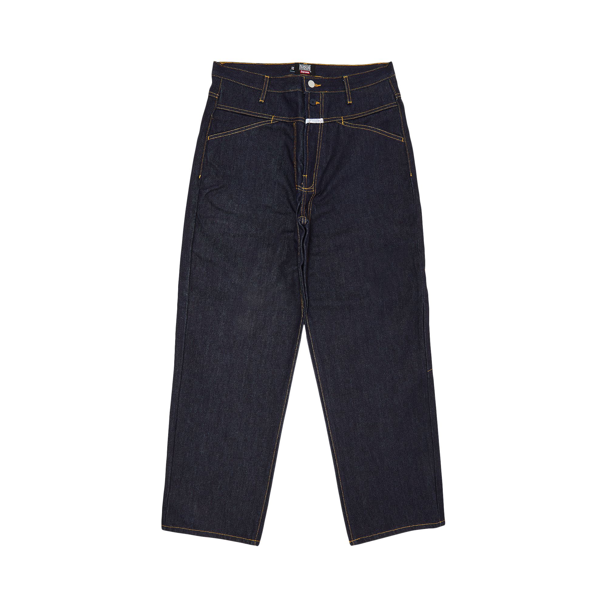 Pre-owned Supreme X Martithé + François Girbaud X-seam Baggy Jean 'rigid Indigo' | Blue | Men's Size 34