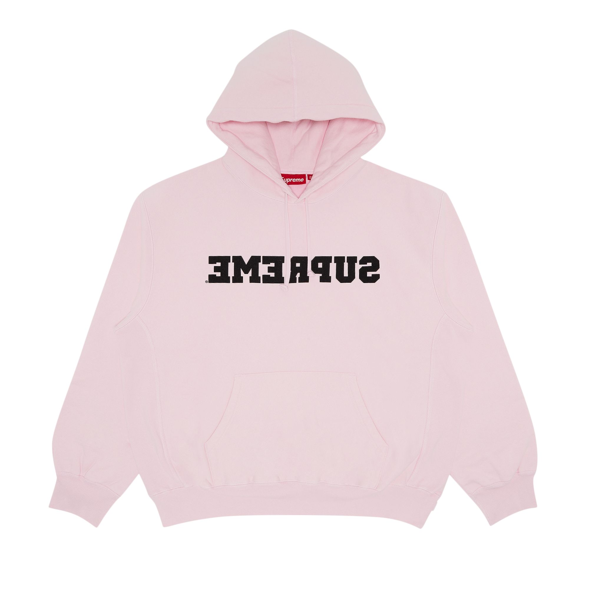 Pre-owned Supreme Reverse Hooded Sweatshirt 'light Pink' | Men's Size S