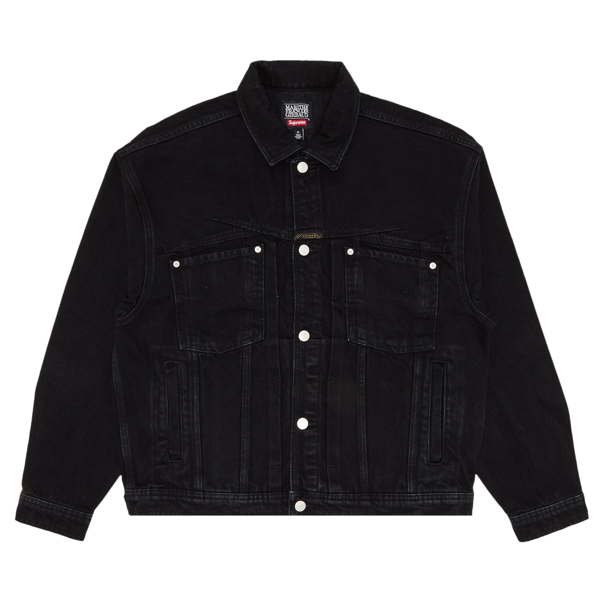 Pre-owned Supreme X Martithé + François Girbaud X-seam Denim Trucker Jacket 'black' | Men's Size M