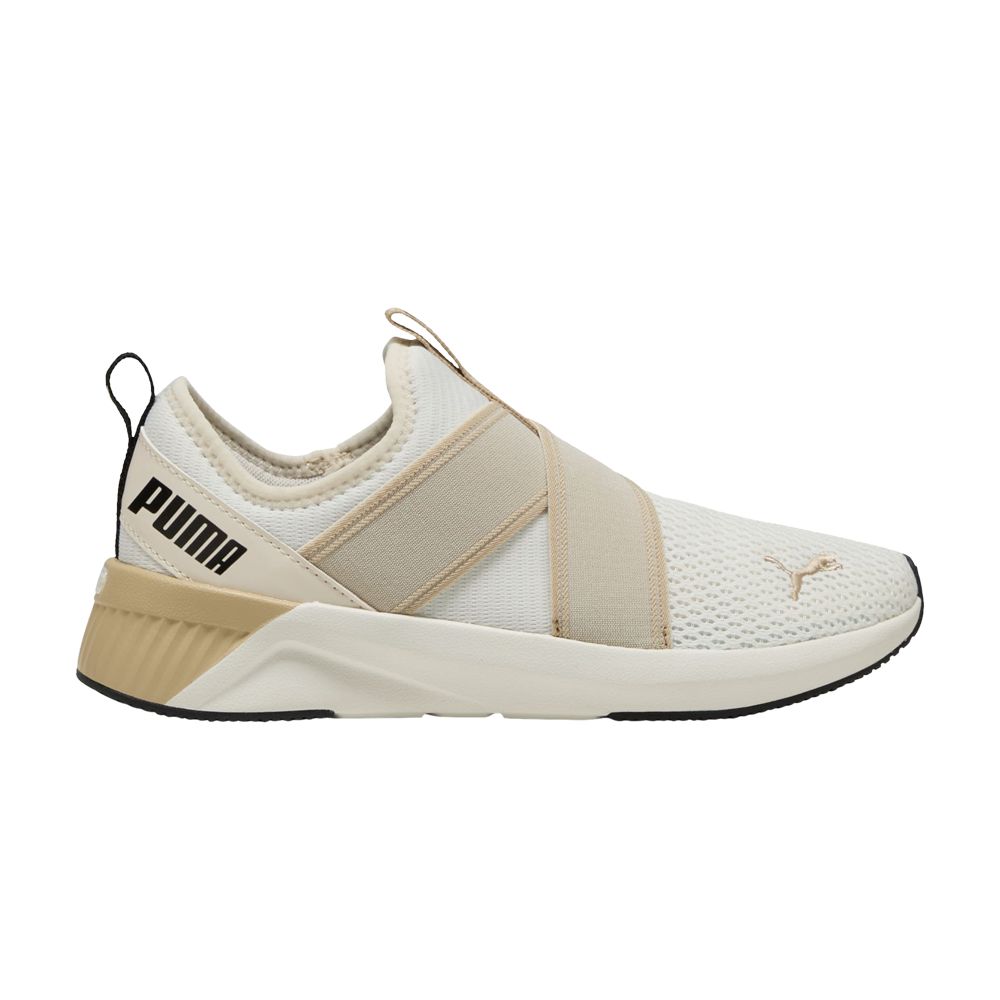 Pre-owned Puma Wmns Softride Harli Slip-on 'toasted Almond' | Cream | Women's Size 8.5