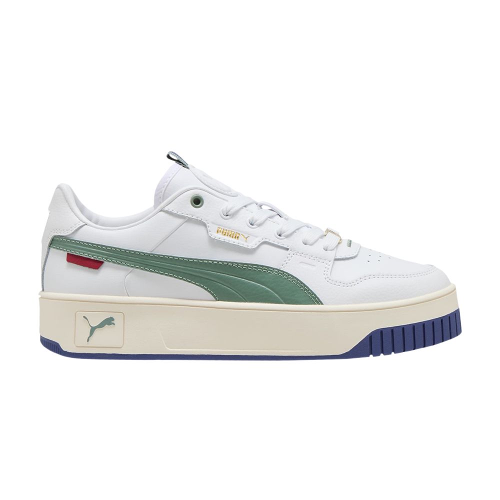 Puma Wmns Carina Street Lux 'White Green Moon' | Women's Size 7.5 - 397487-08
