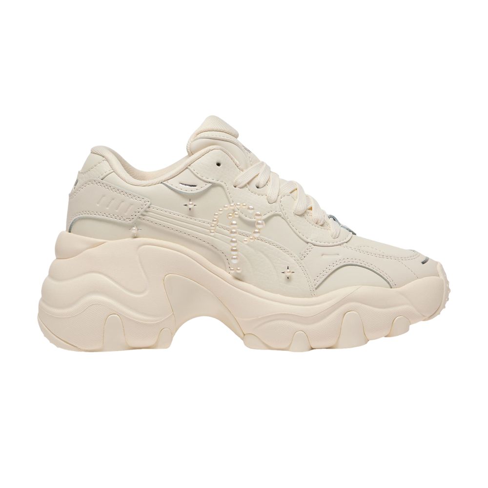 Pre-owned Puma Wmns Pulsar Wedge 'pearl' | Cream | Women's Size 5.5