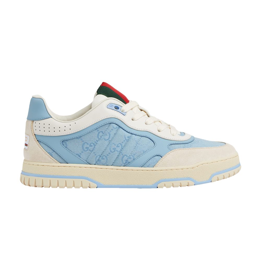 Gucci Re-Web Sneaker 'GG Canvas - Light Blue Ivory' | Men's Size 7.5 - 824221-AADJA-9571