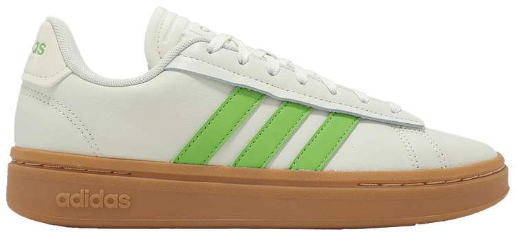 Adidas Wmns Grand Court Alpha Off White Semi Lucid Lime Gum