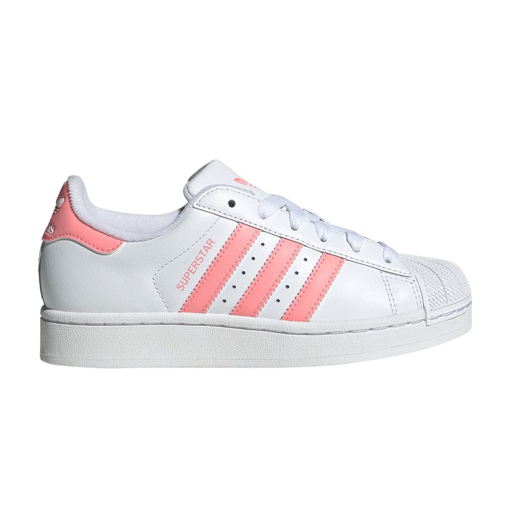 adidas Superstar 2 J 'White Semi Pink Spark' | Kid's Size 4 - JH7901