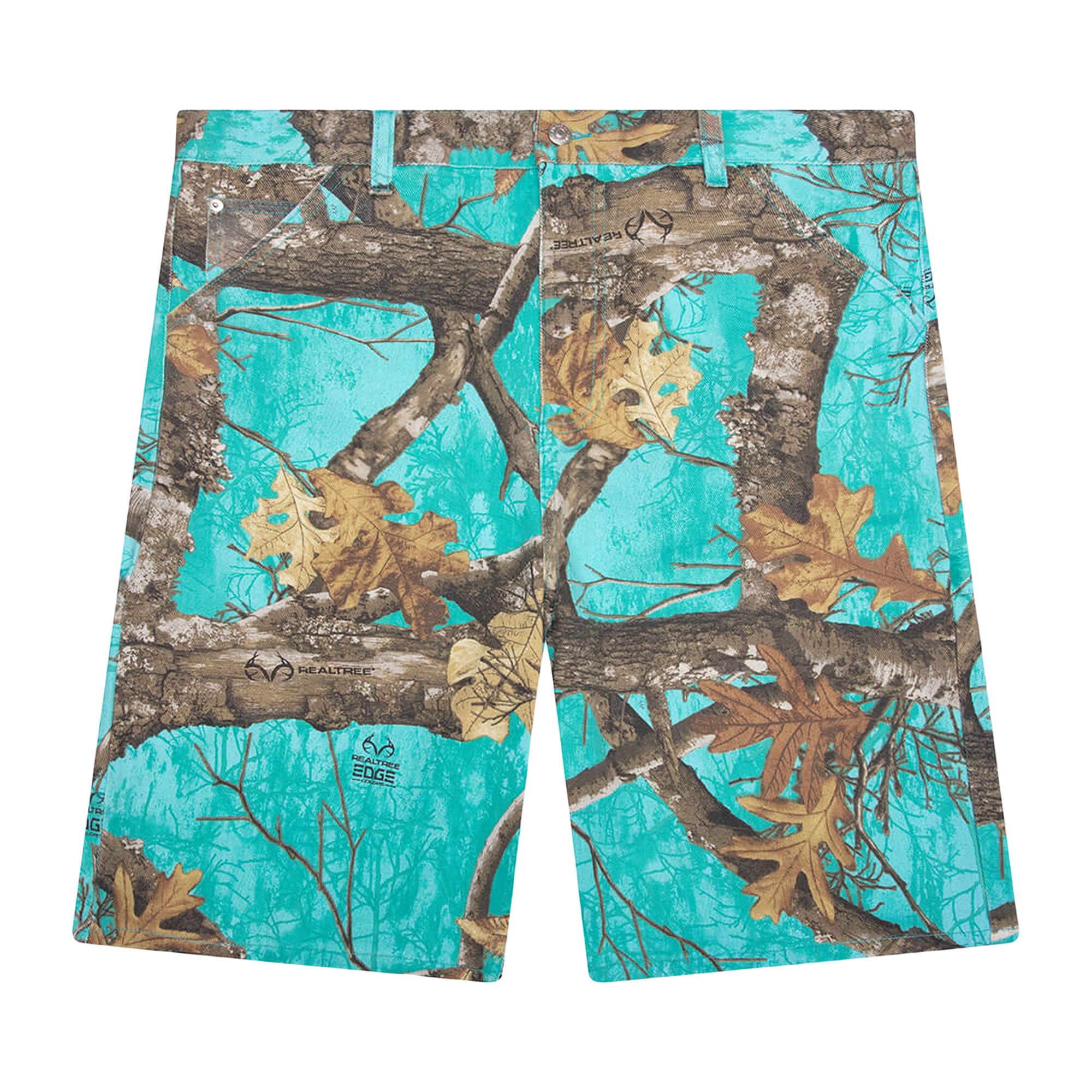 Pre-owned Awake Ny Painter Shorts 'seaglass' | Blue | Men's Size S