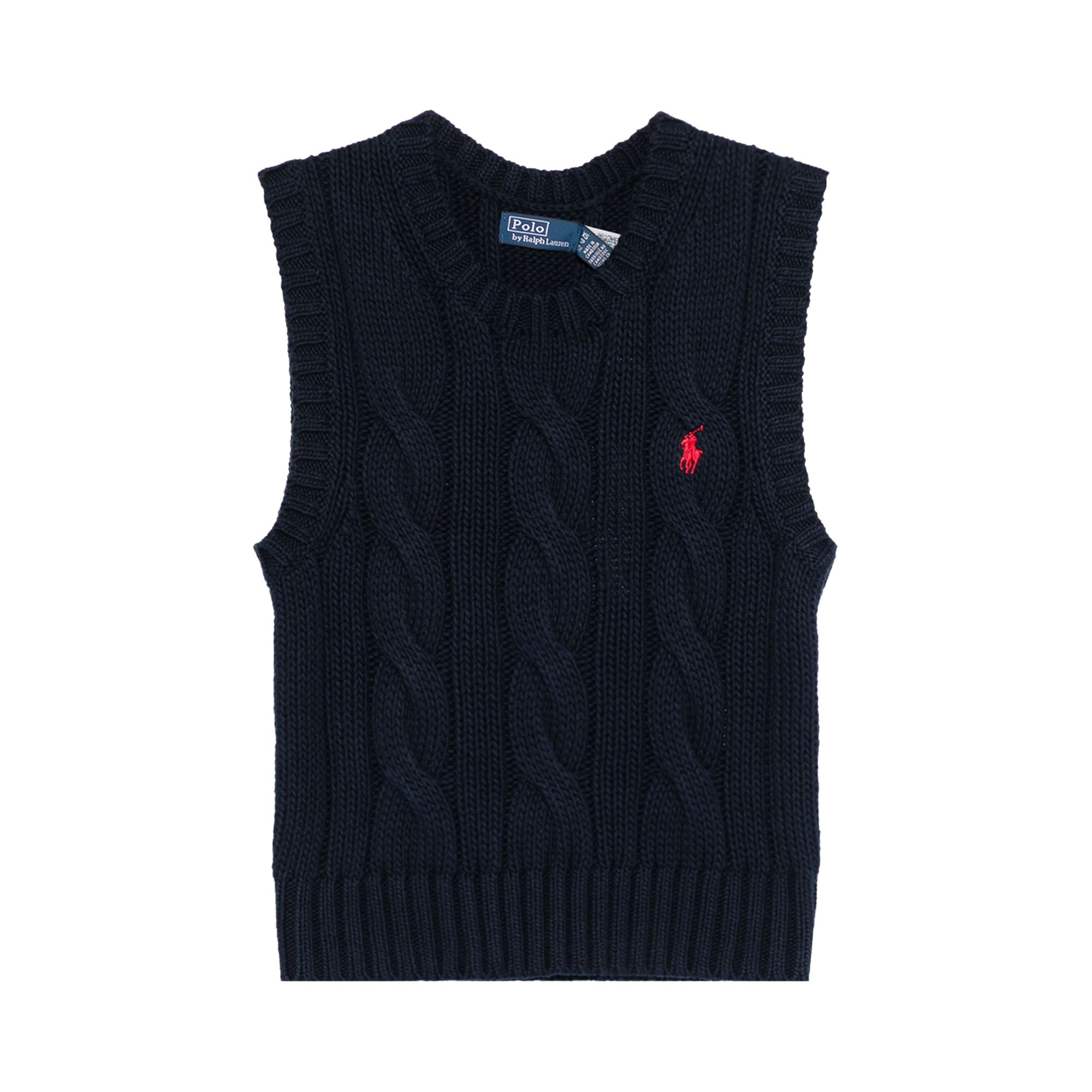 Pre-owned Polo Ralph Lauren Crewneck Pullover Sweater 'navy' | Blue | Women's Size M