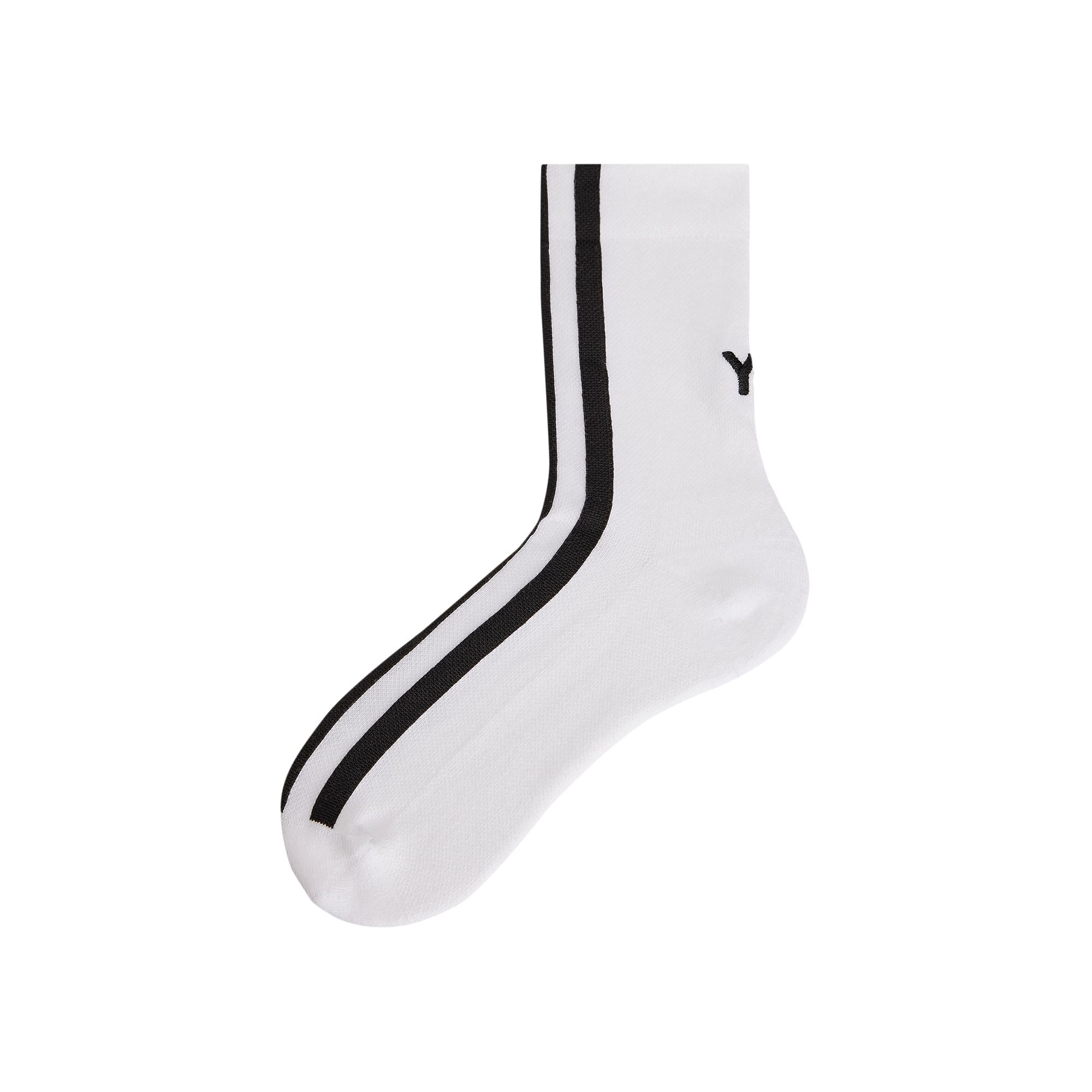 Pre-owned Y-3 Stripe Socks 'white' | Men's Size L