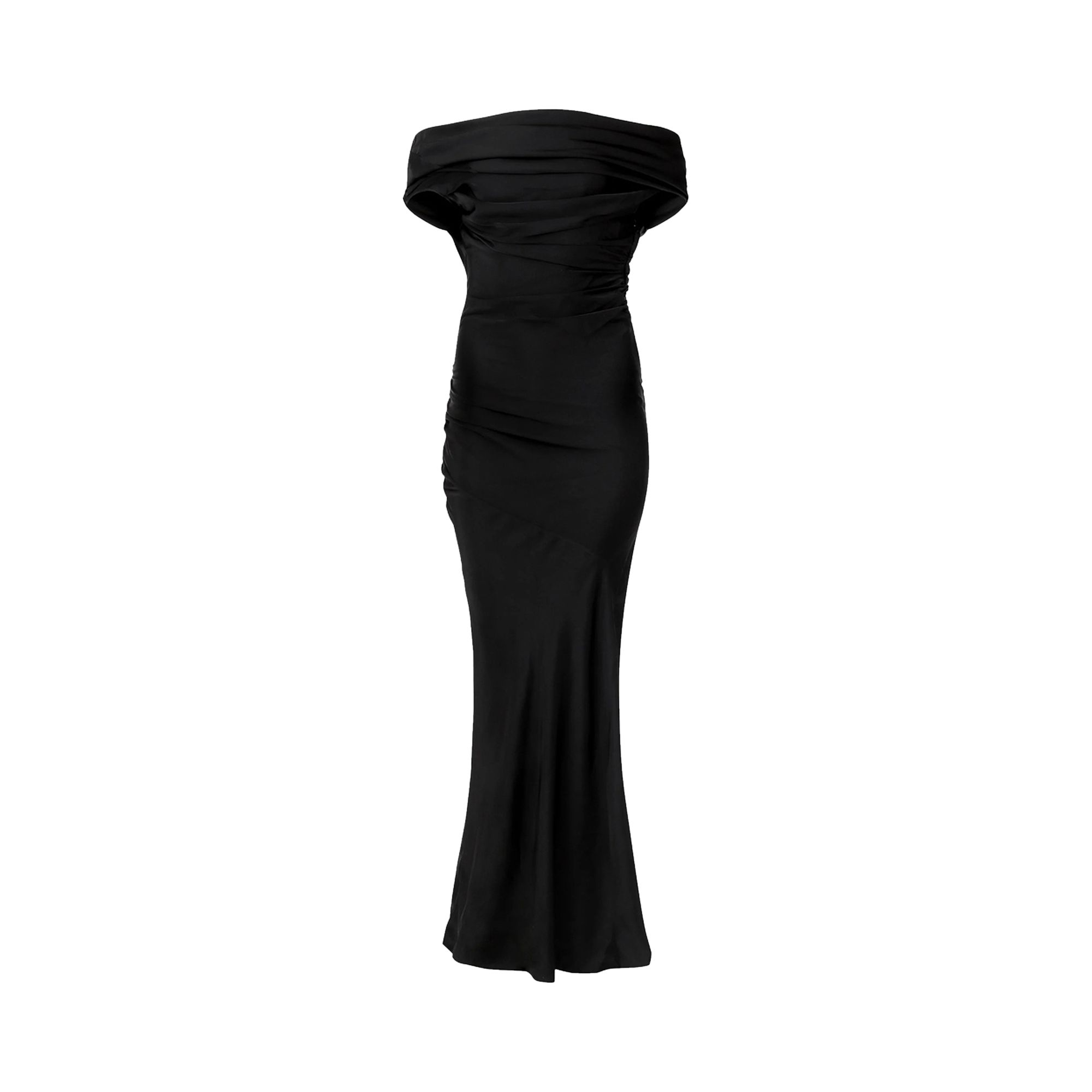 Pre-owned Entire Studios Sleeveless Bound Dress 'obsidian' | Black | Women's Size Xs