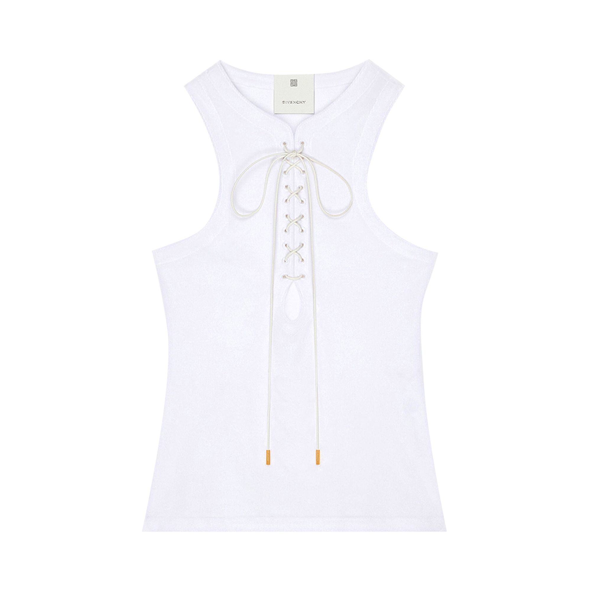 Pre-owned Givenchy Slim Fit Tank Top 'white' | Women's Size L