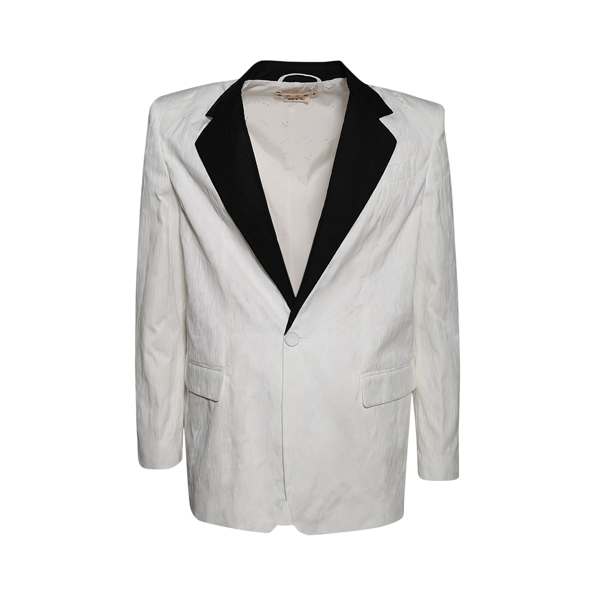 Pre-owned Marni Single Breasted Jacket 'natural White' | Men's Size 48
