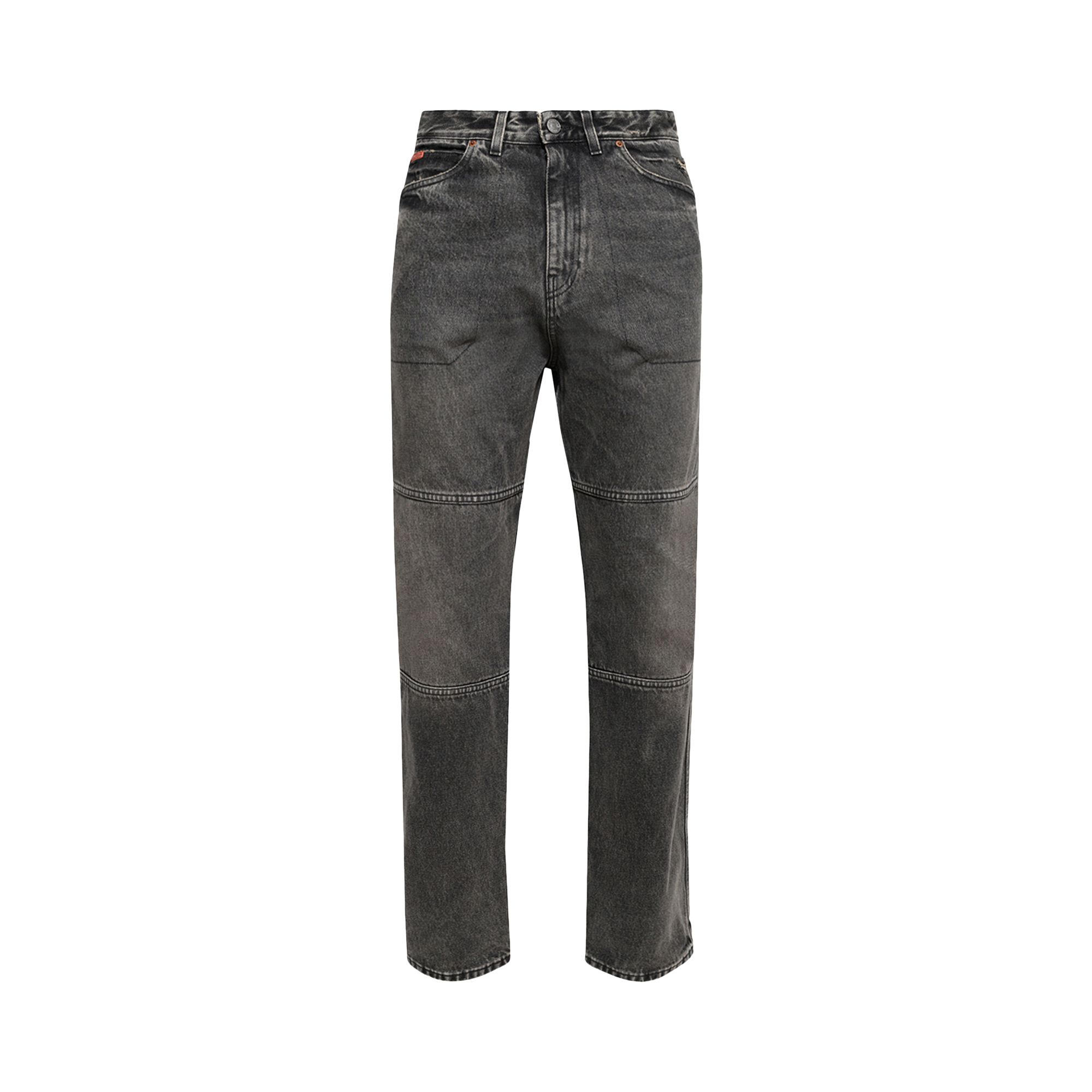 Pre-owned Martine Rose Panelled Jean 'black Vintage Wash' | Men's Size M