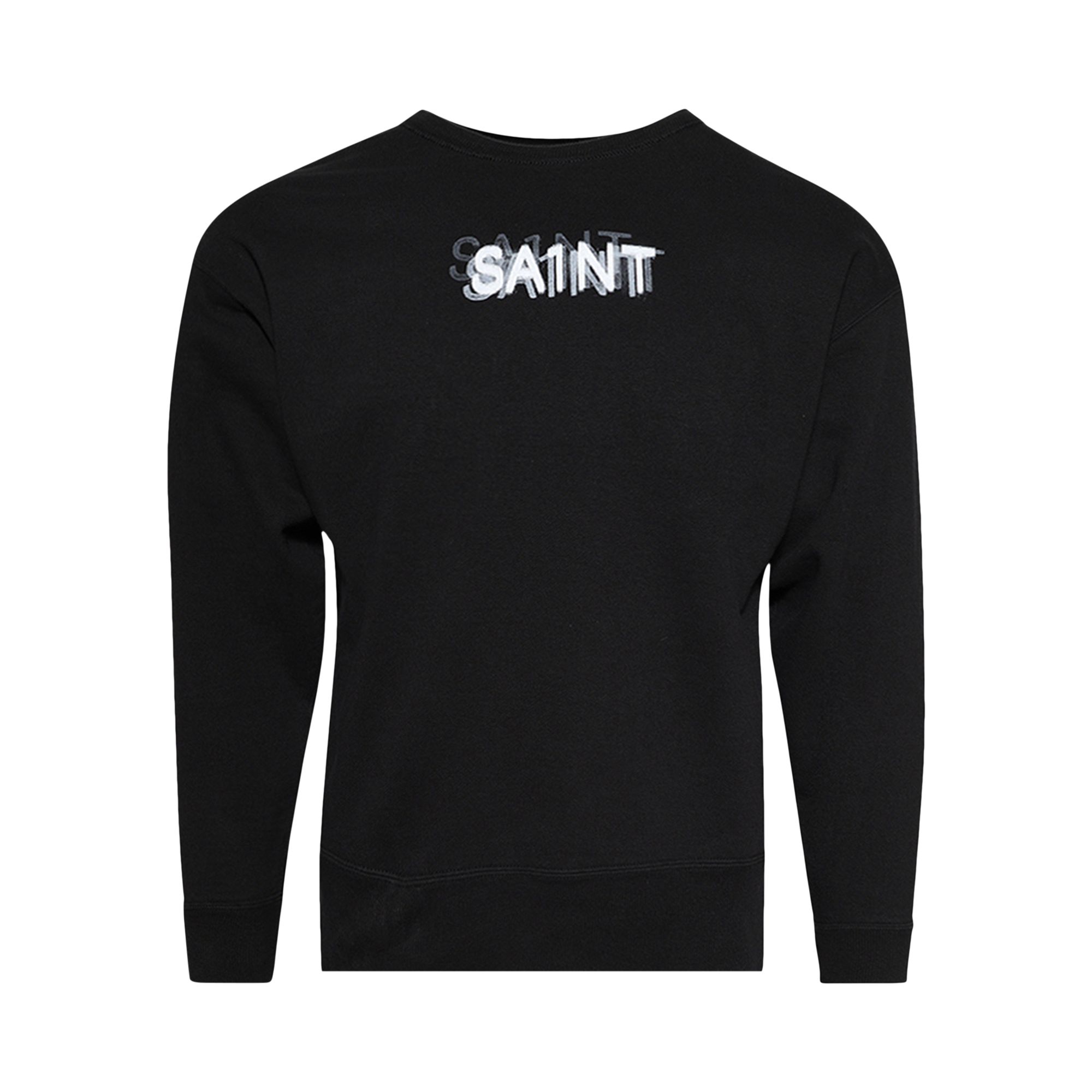 Pre-owned Saint Mxxxxxx 7 Deadly Crewneck Sweatshirt 'black' | Men's Size M