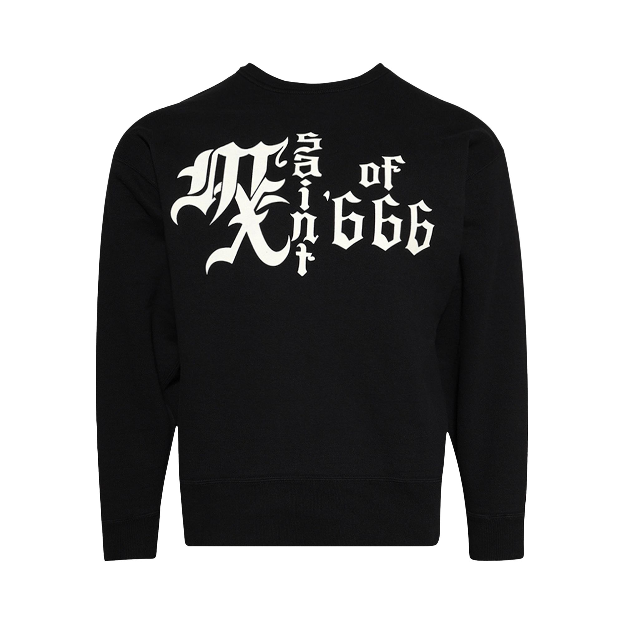 Pre-owned Saint Mxxxxxx Mx666 Crewneck Sweatshirt 'black' | Men's Size S