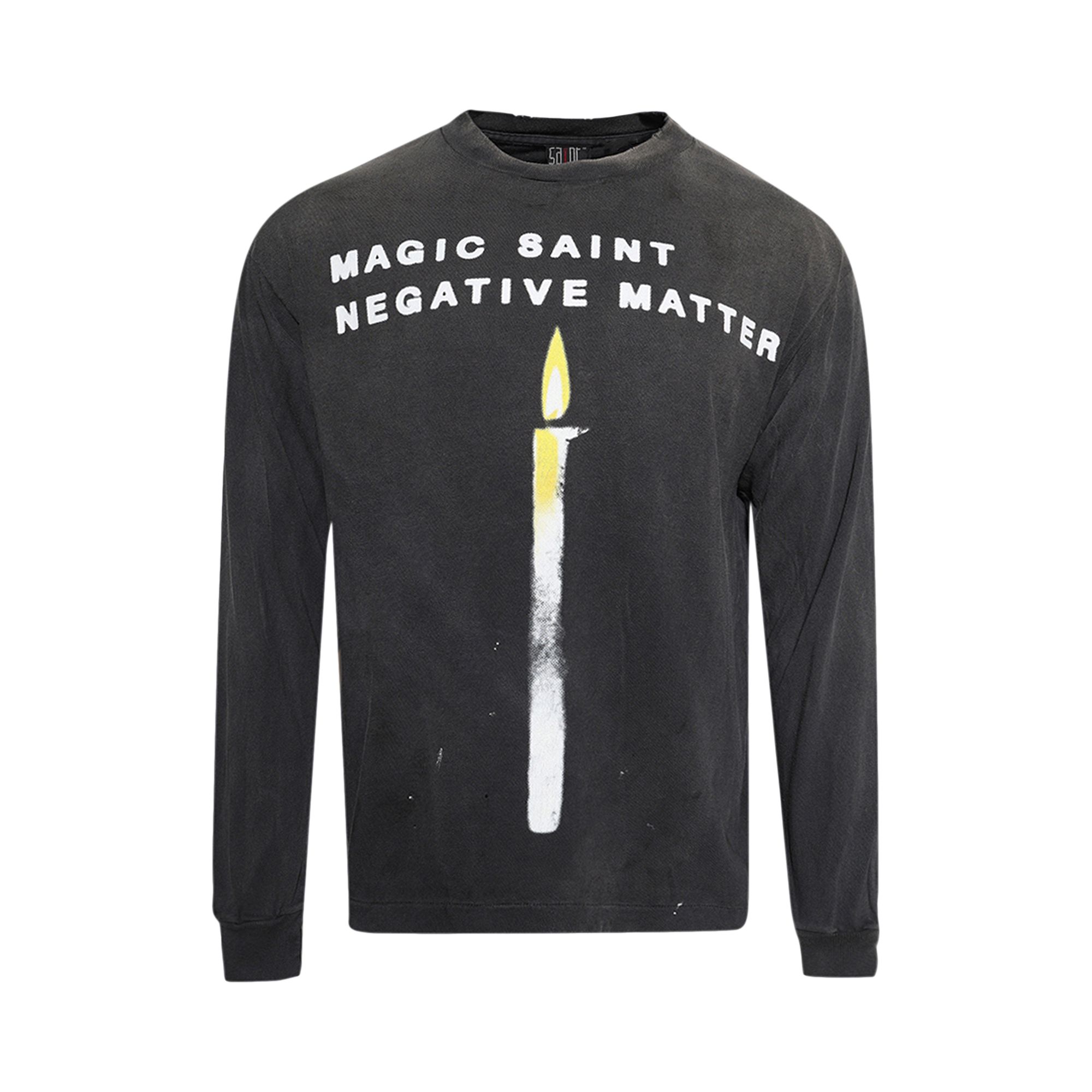 Pre-owned Saint Mxxxxxx Candle Long-sleeve Tee 'black' | Men's Size Xl