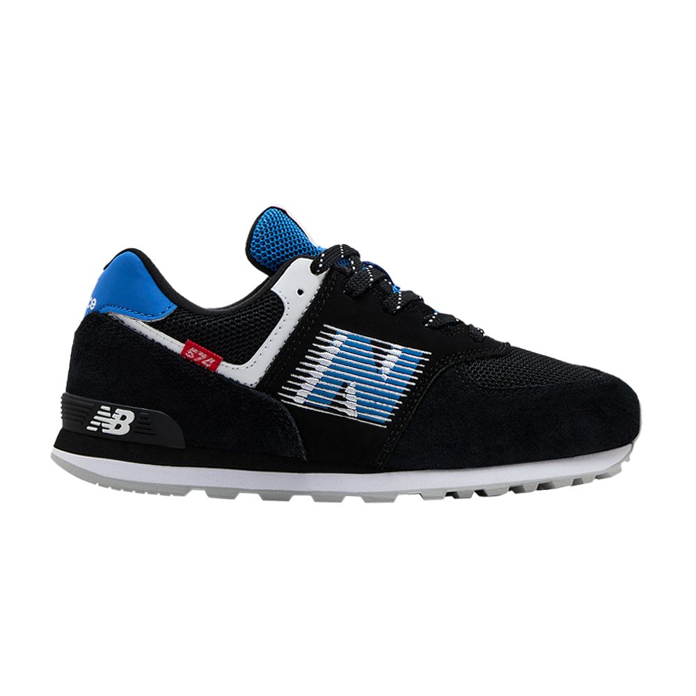Pre-owned New Balance 574 Big Kid 'speed - Black Cobalt' | Kid's Size 4.5