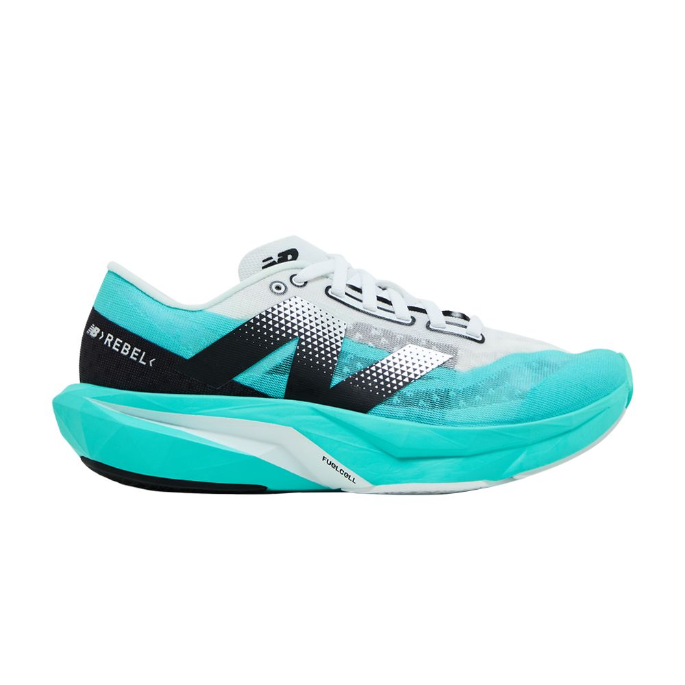 New Balance Wmns FuelCell Rebel v4 Wide 'Cyber Jade' | Teal | Women's Size 12 - WFCXCJ4-D
