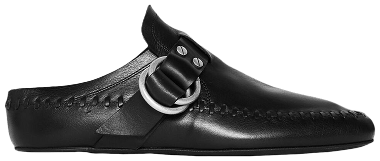 Ann Demeulemeester Ande Soft Shade Rounded Toe Loafers Black