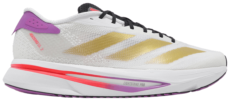 Adidas Adizero SL2 White Gold Purple Burst