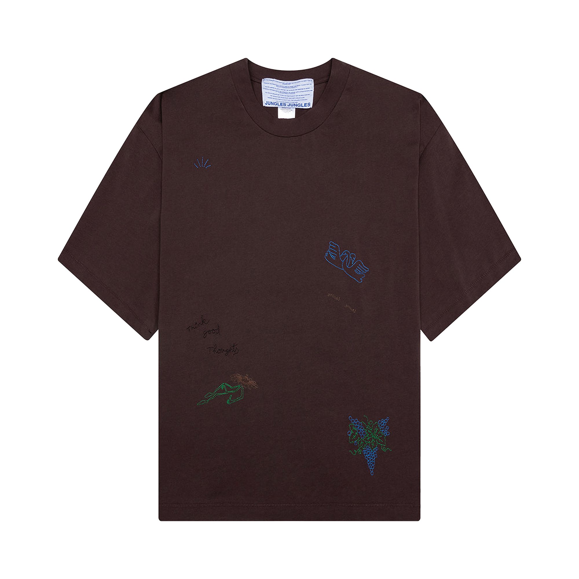 Pre-owned Jungles Good Thoughts Tee 'brown' | Men's Size M