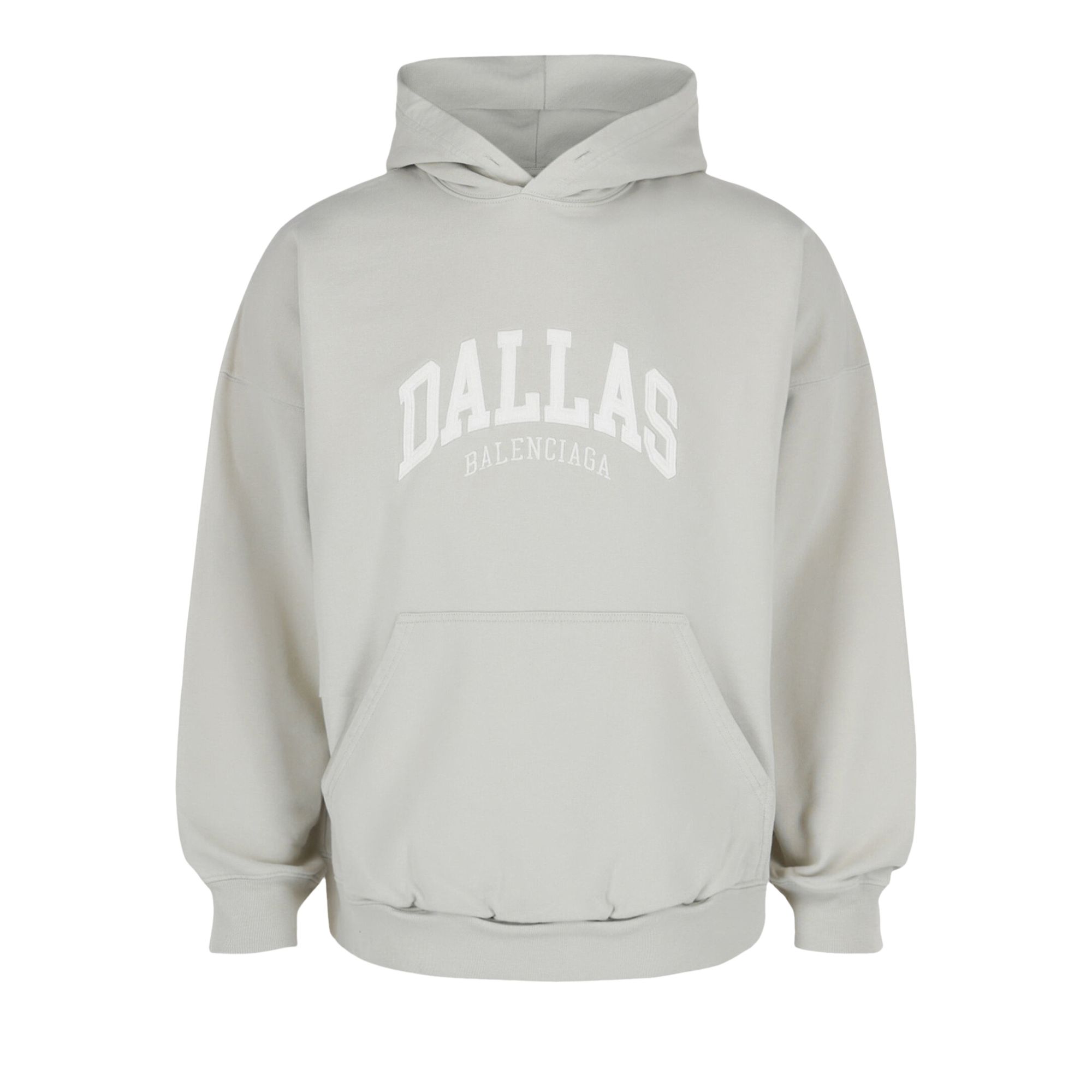 Pre-owned Balenciaga Wide Fit Dallas Hoodie 'shell/white' | Men's Size 4