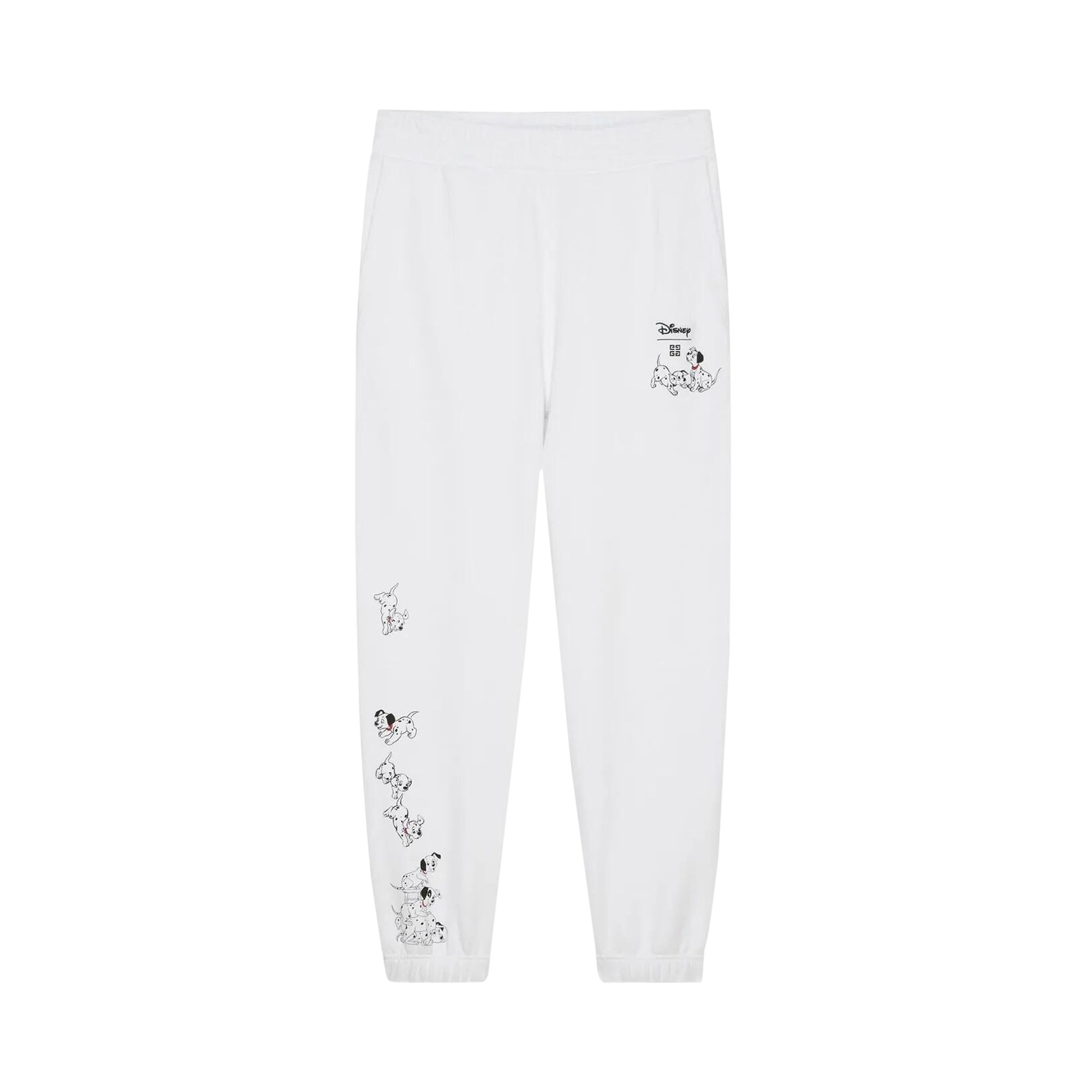 Pre-owned Givenchy X Disney 101 Dalmatians Jogger Pants 'white' | Men's Size M
