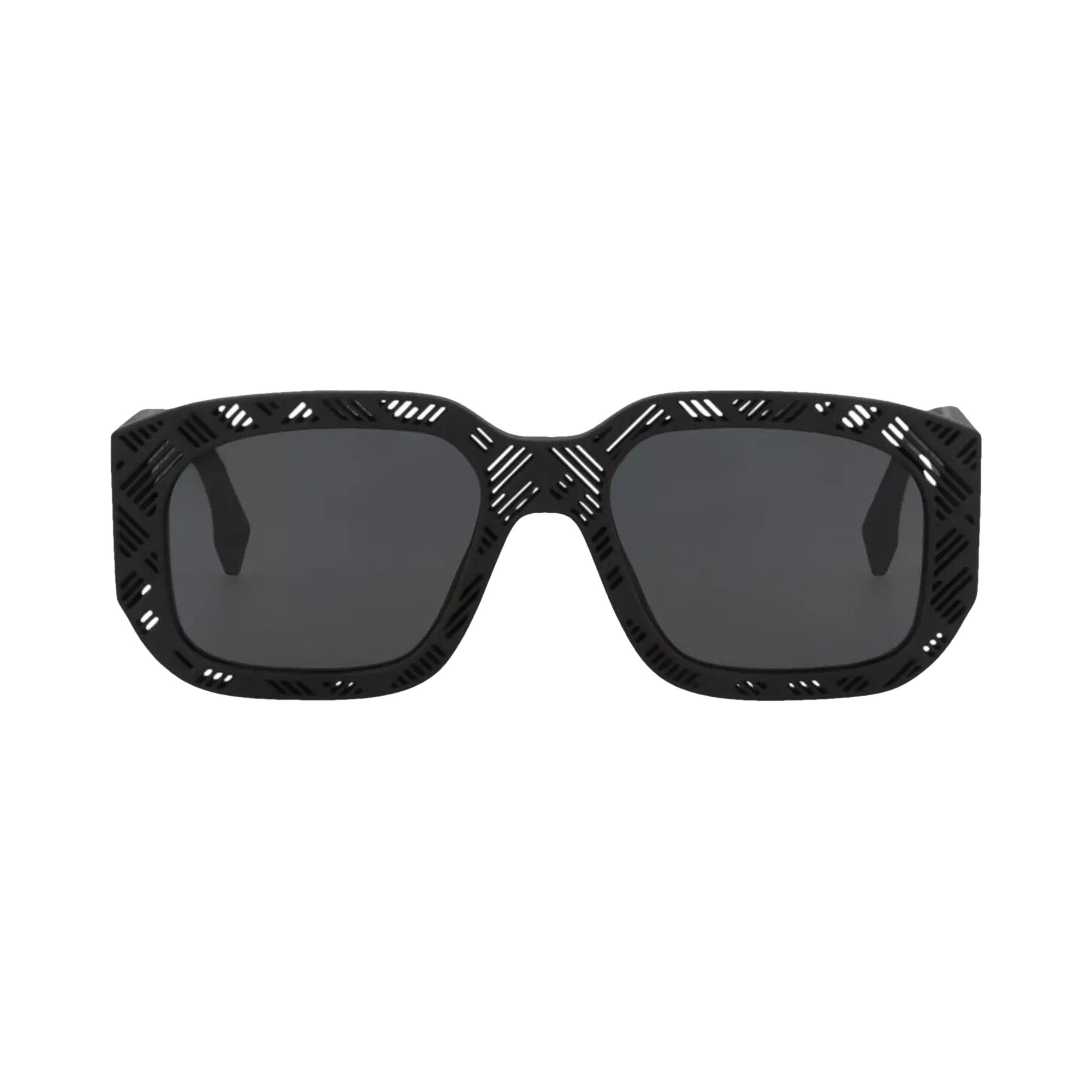 Pre-owned Fendi Square Injection Sunglasses 'black/grey' | Men's Size Onesize