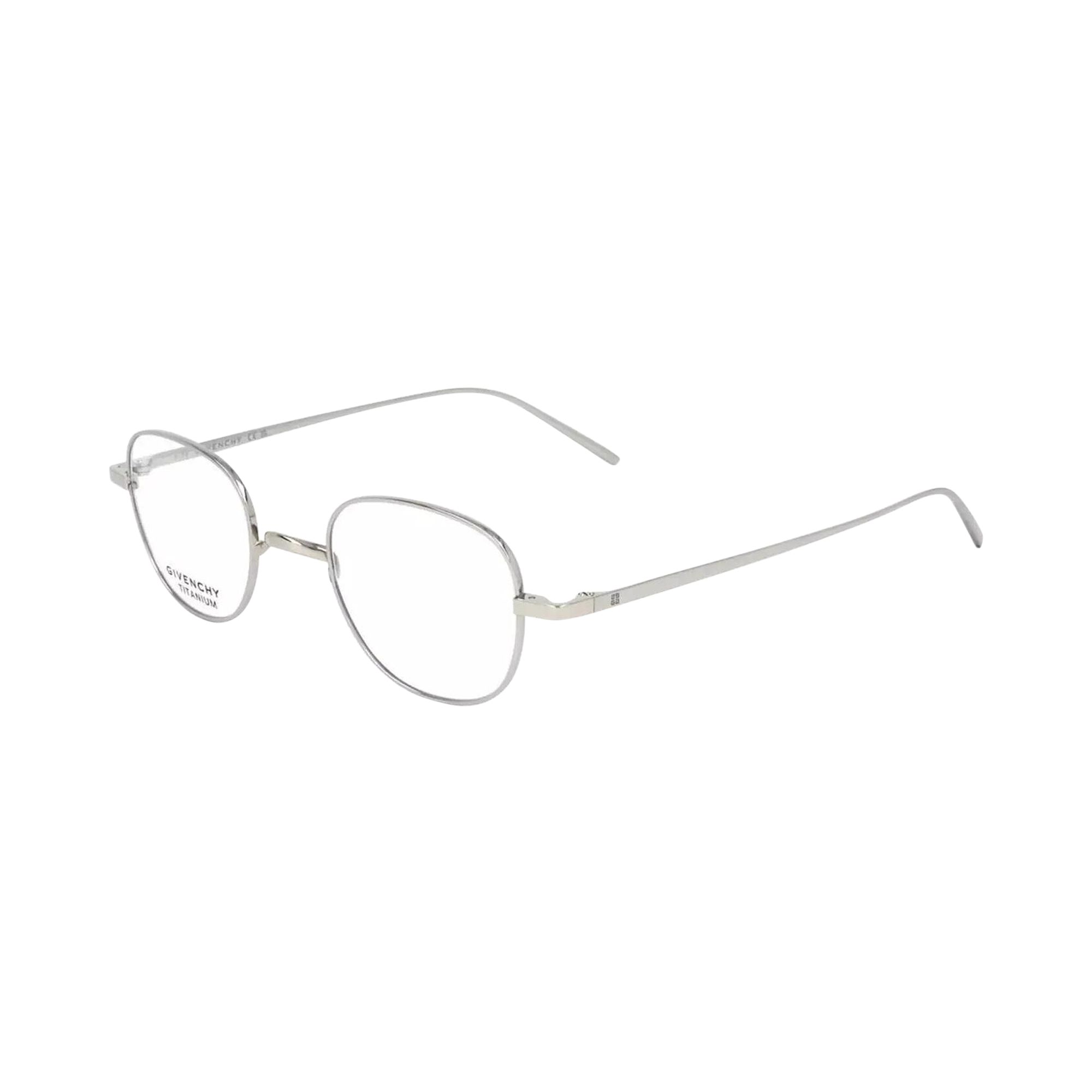 Pre-owned Givenchy Round Optical Glasses 'palladium/transparent' | Silver | Women's Size Onesize