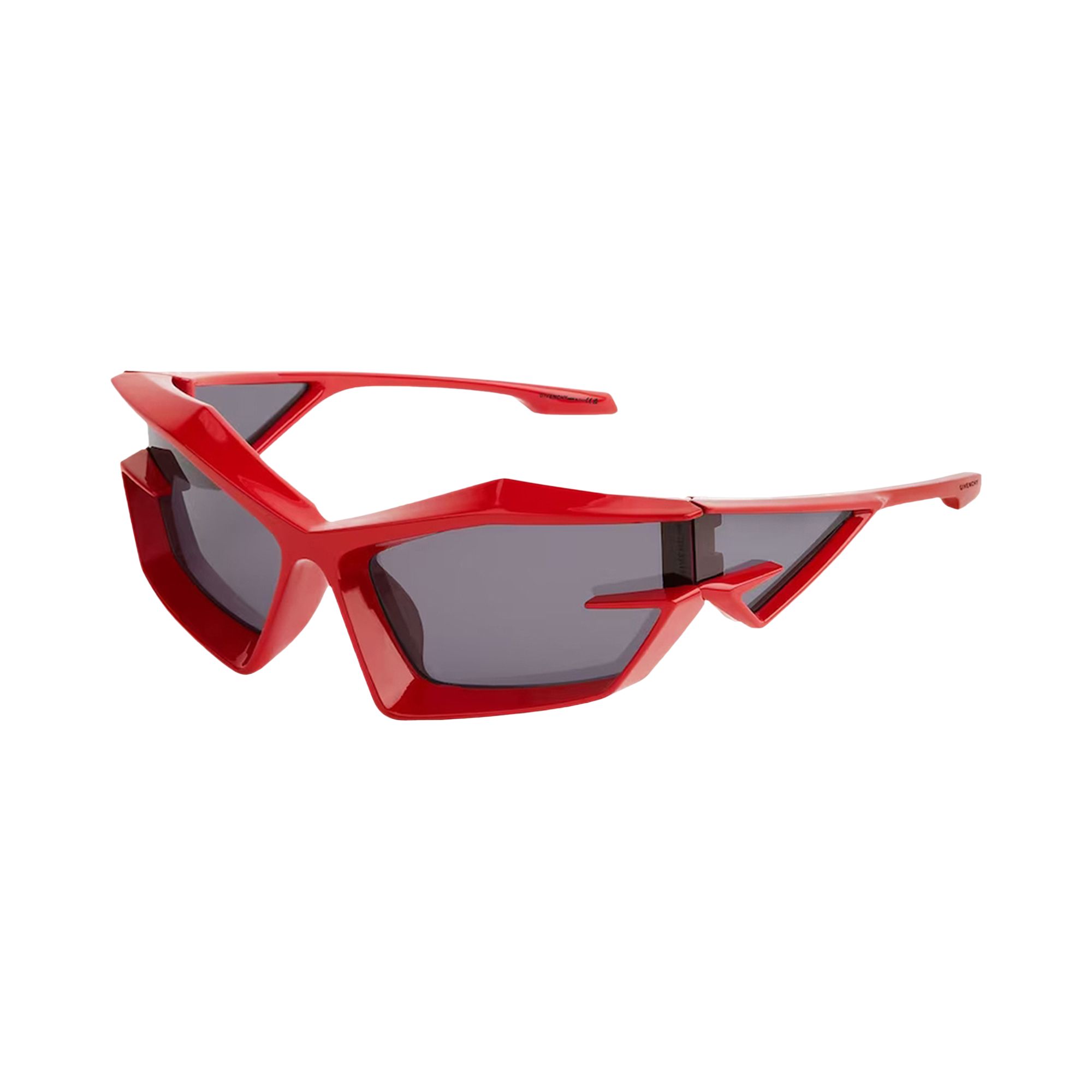Pre-owned Givenchy Shield Injection Sunglasses 'red/smoke' | Men's Size Onesize