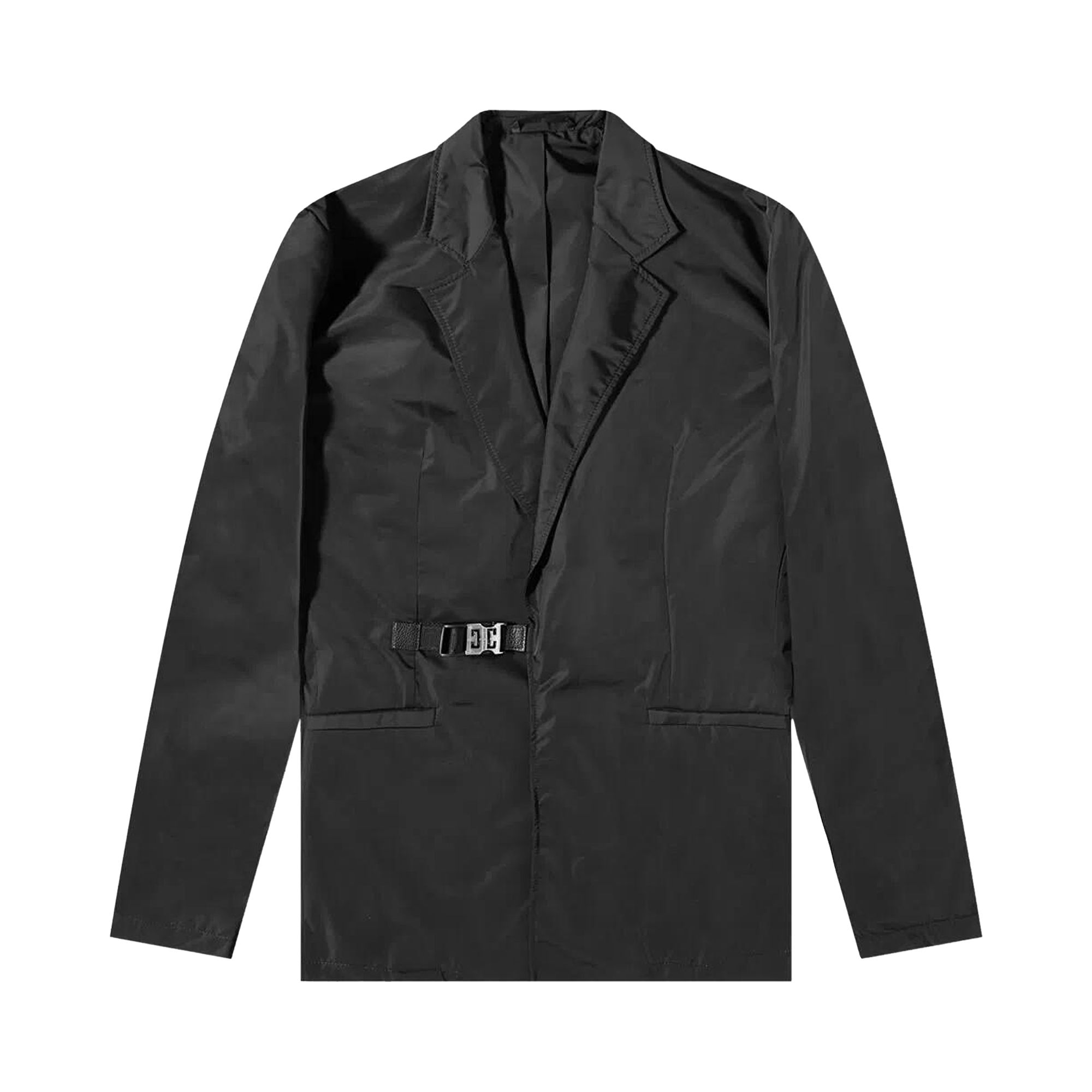 Pre-owned Givenchy 4g Buckle Slim Fit Unconstructed Jacket 'black' | Men's Size 46