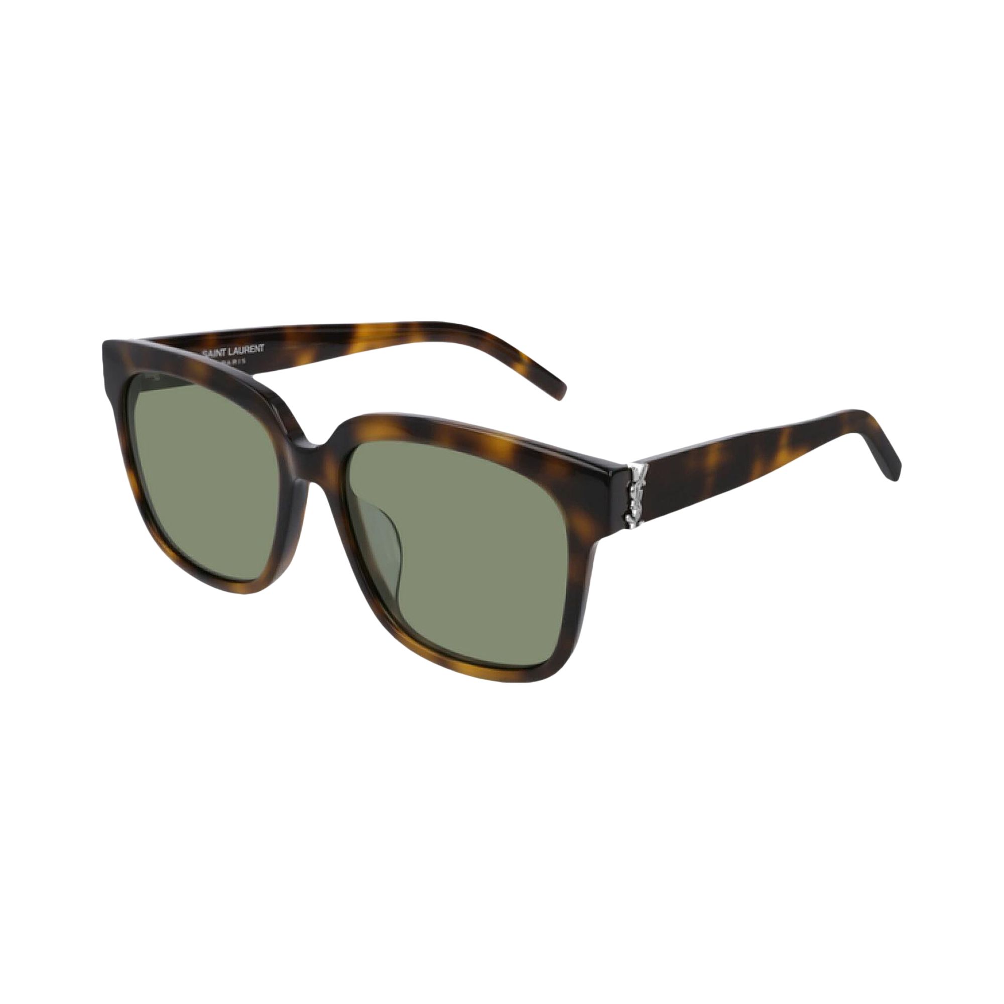 Pre-owned Saint Laurent Square Sunglasses 'havana/green' | Brown | Women's Size Onesize