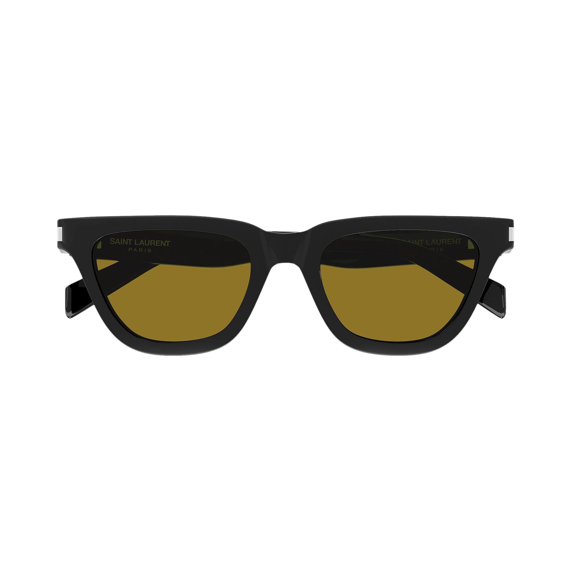 Pre-owned Saint Laurent Cat Eye Sunglasses 'black/yellow' | Women's Size Onesize