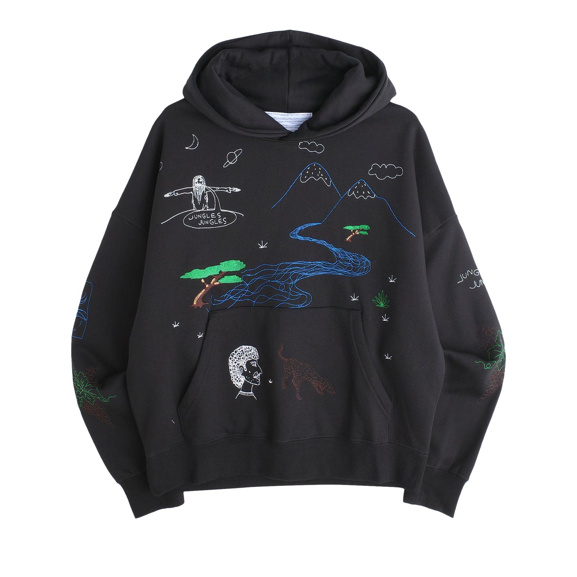 Pre-owned Jungles Questions Hoodie 'black' | Men's Size S