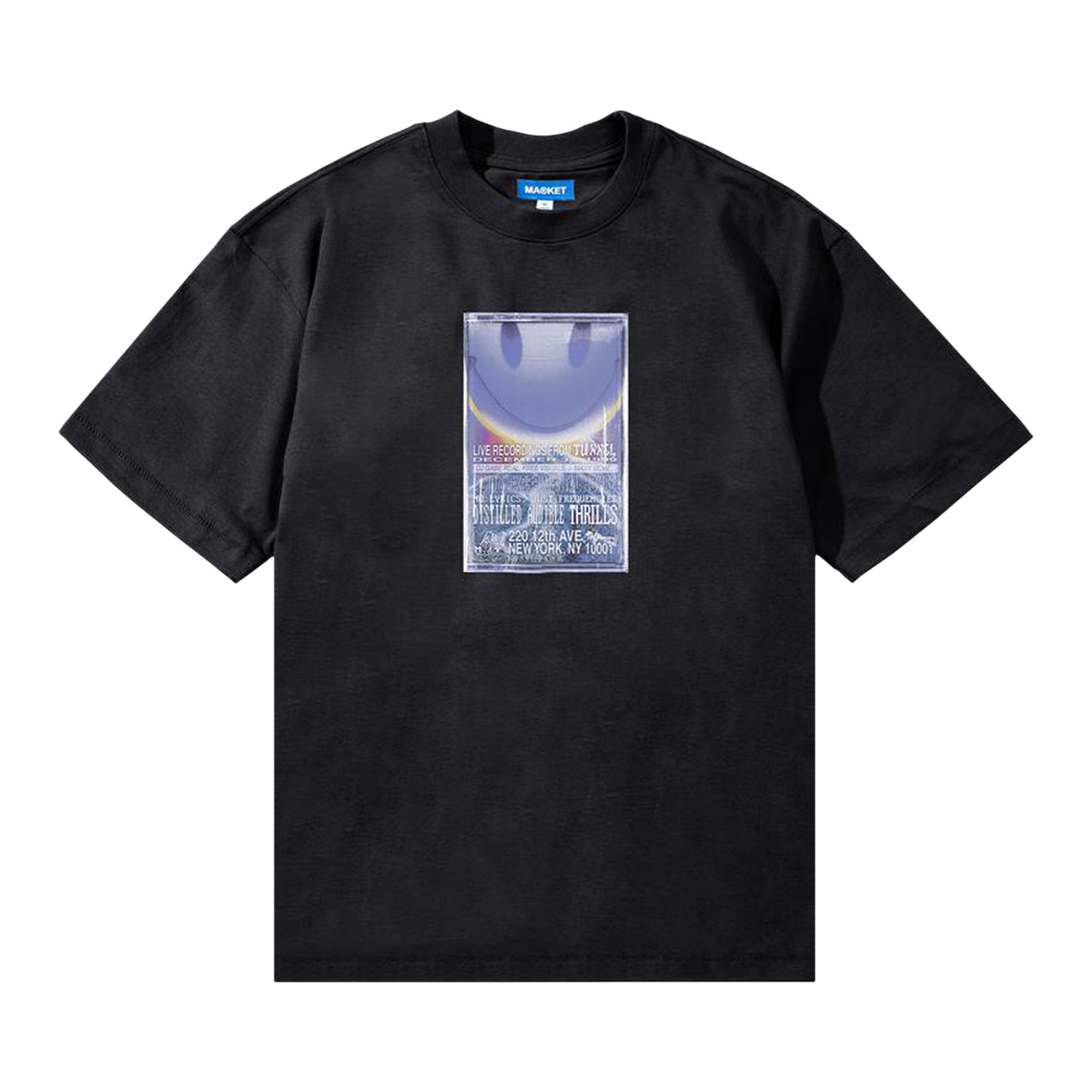 Pre-owned Market X Smiley Mixtape T-shirt 'black' | Men's Size L