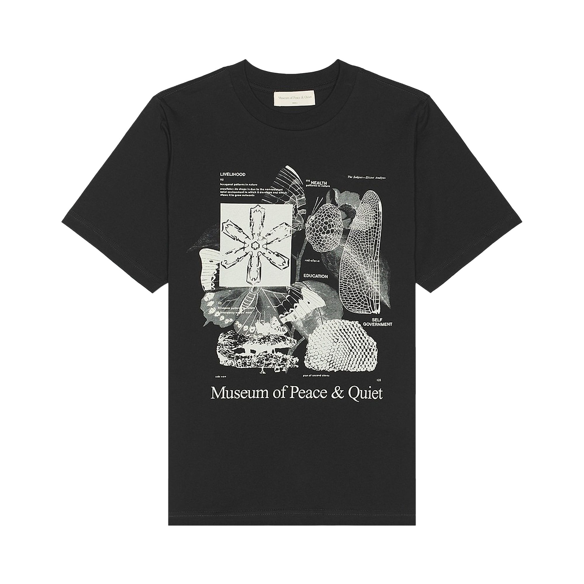 Pre-owned Museum Of Peace And Quiet Museum Of Peace & Quiet Fibonacci T-shirt 'black' | Men's Size L