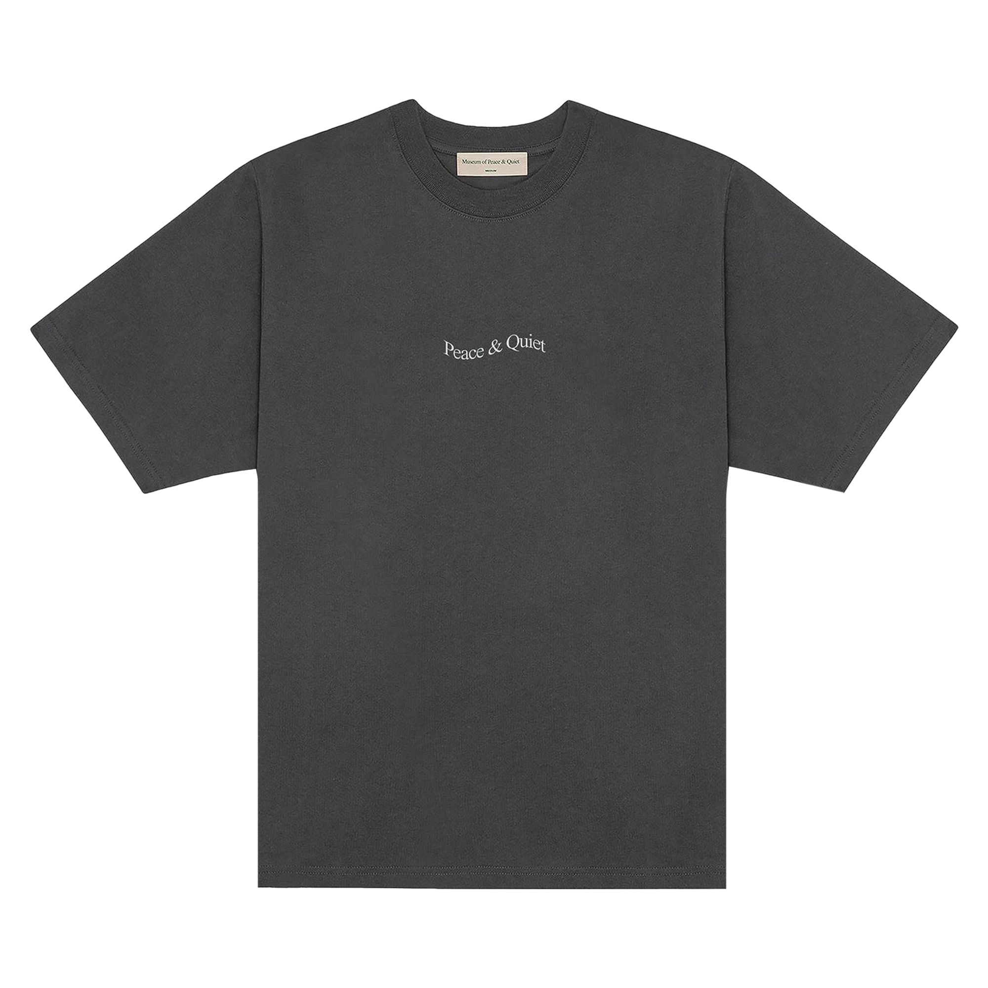 Pre-owned Museum Of Peace And Quiet Museum Of Peace & Quiet Wordmark T-shirt 'black' | Men's Size M